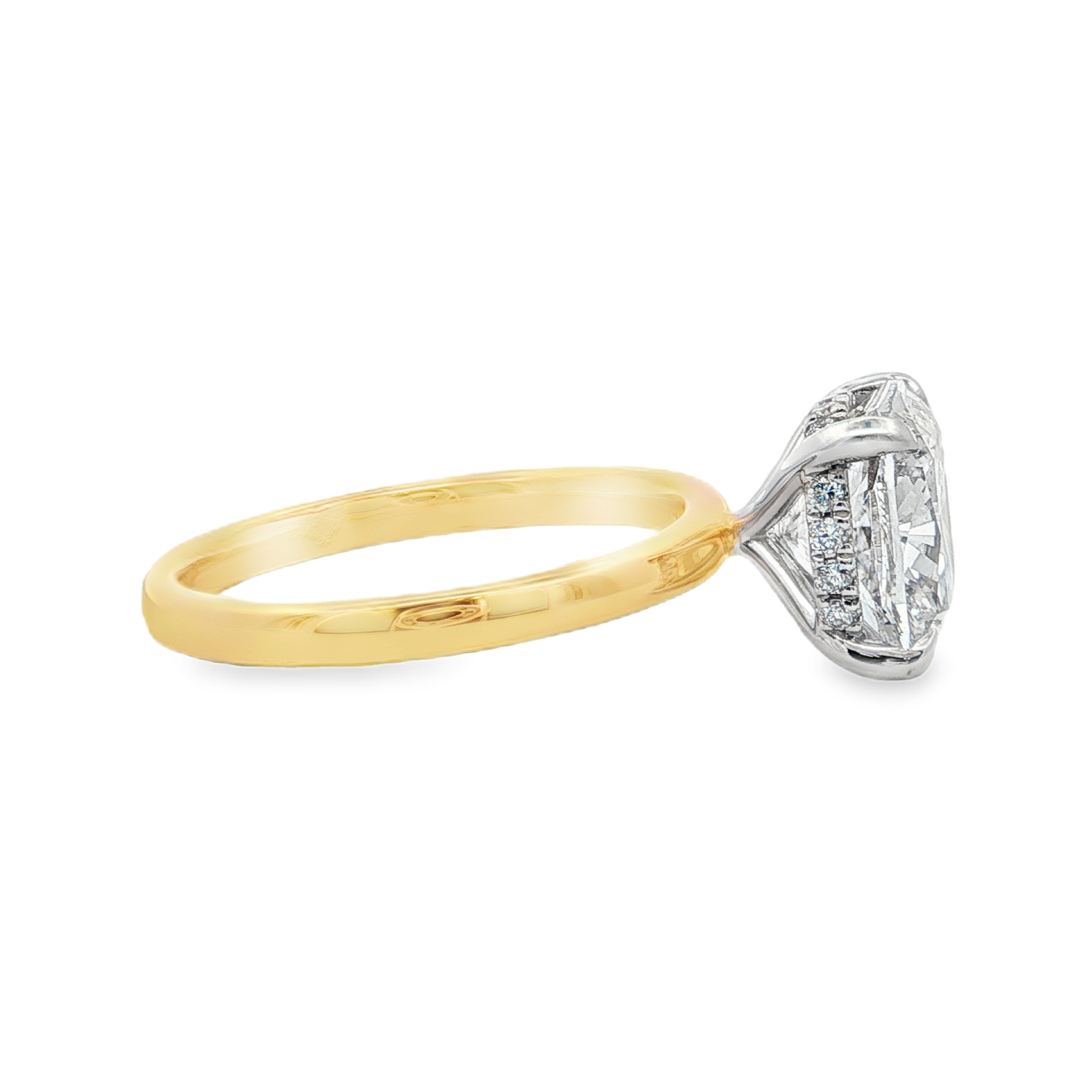 Yes by Martin Binder LAB-GROWN Cushion Solitaire Diamond Engagement Ring (3.97 ct. tw.)