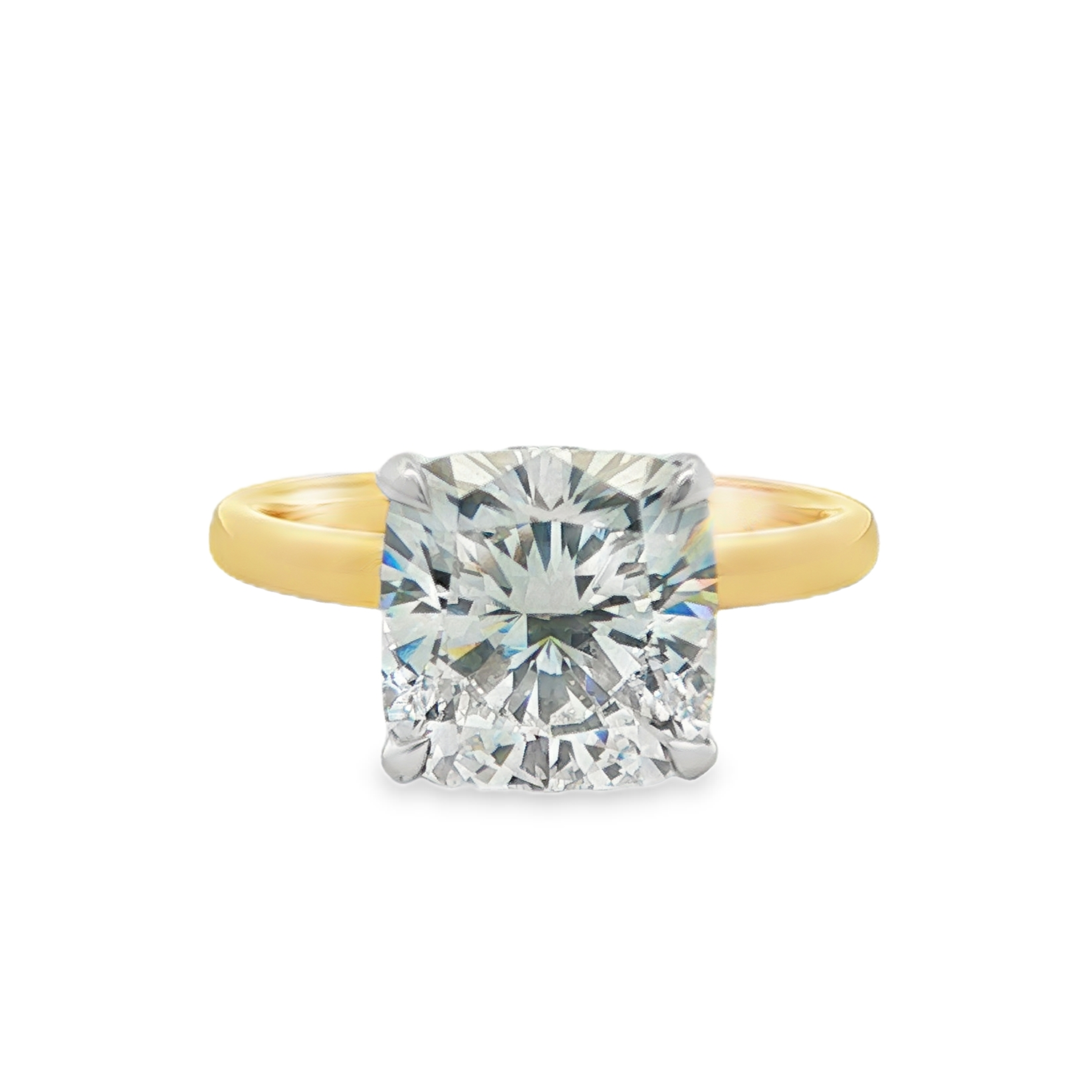 Yes by Martin Binder LAB-GROWN Cushion Solitaire Diamond Engagement Ring (3.97 ct. tw.)