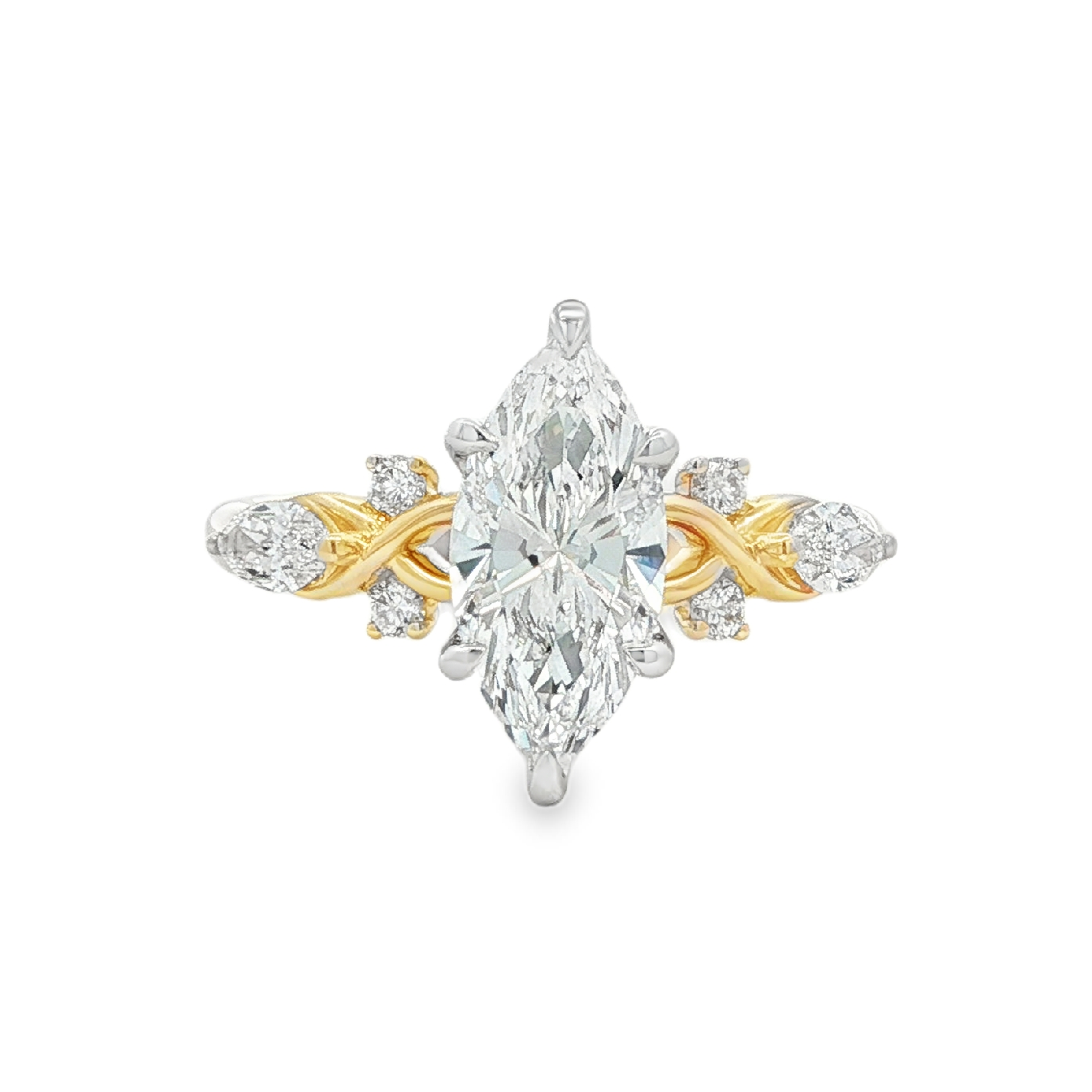 Yes by Martin Binder LAB-GROWN Marquise Diamond Engagement Ring (2.01 ct. tw.)