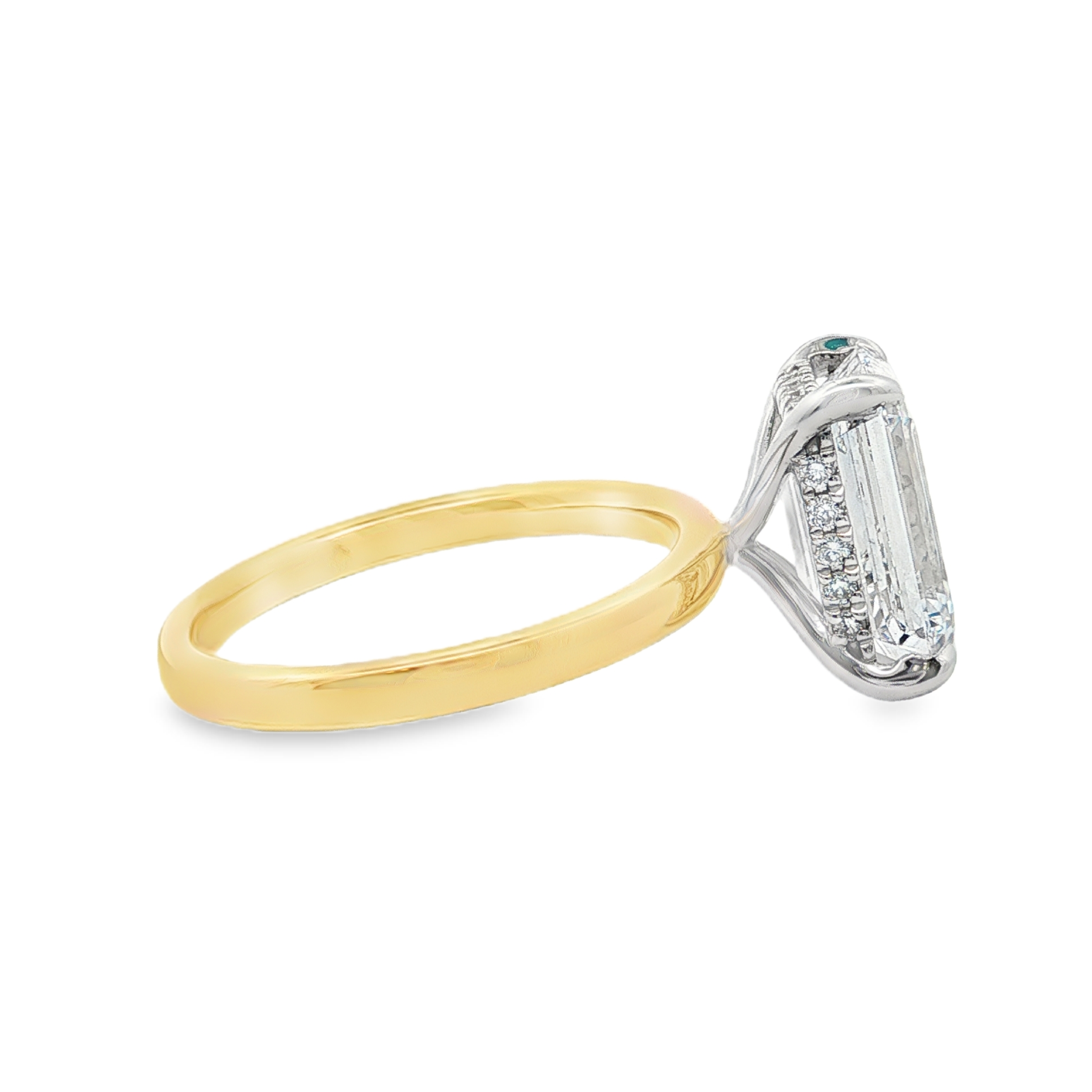 Yes by Martin Binder LAB-GROWN Emerald Solitaire Diamond Engagement Ring (4.24 ct. tw.)
