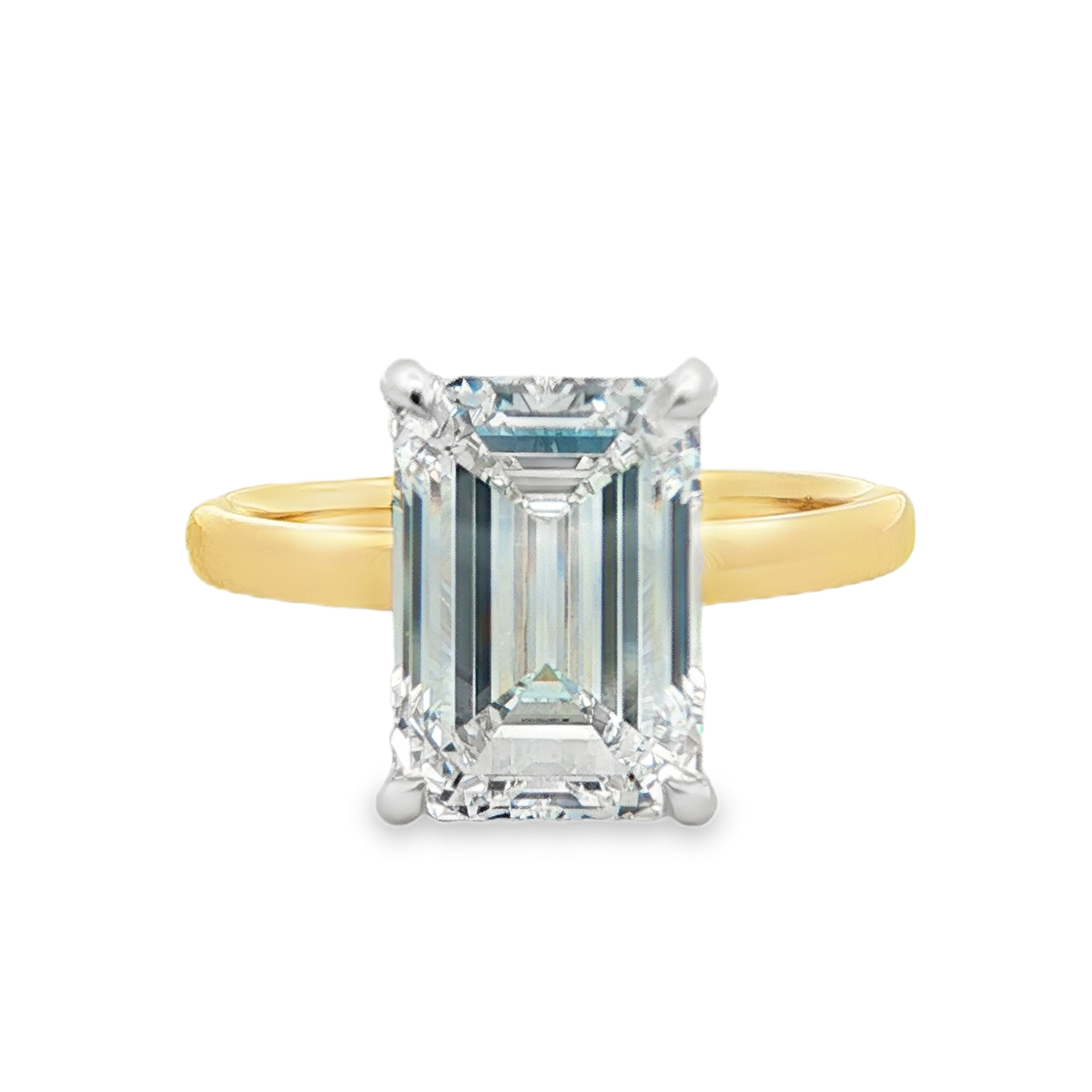 Yes by Martin Binder LAB-GROWN Emerald Solitaire Diamond Engagement Ring (4.24 ct. tw.)