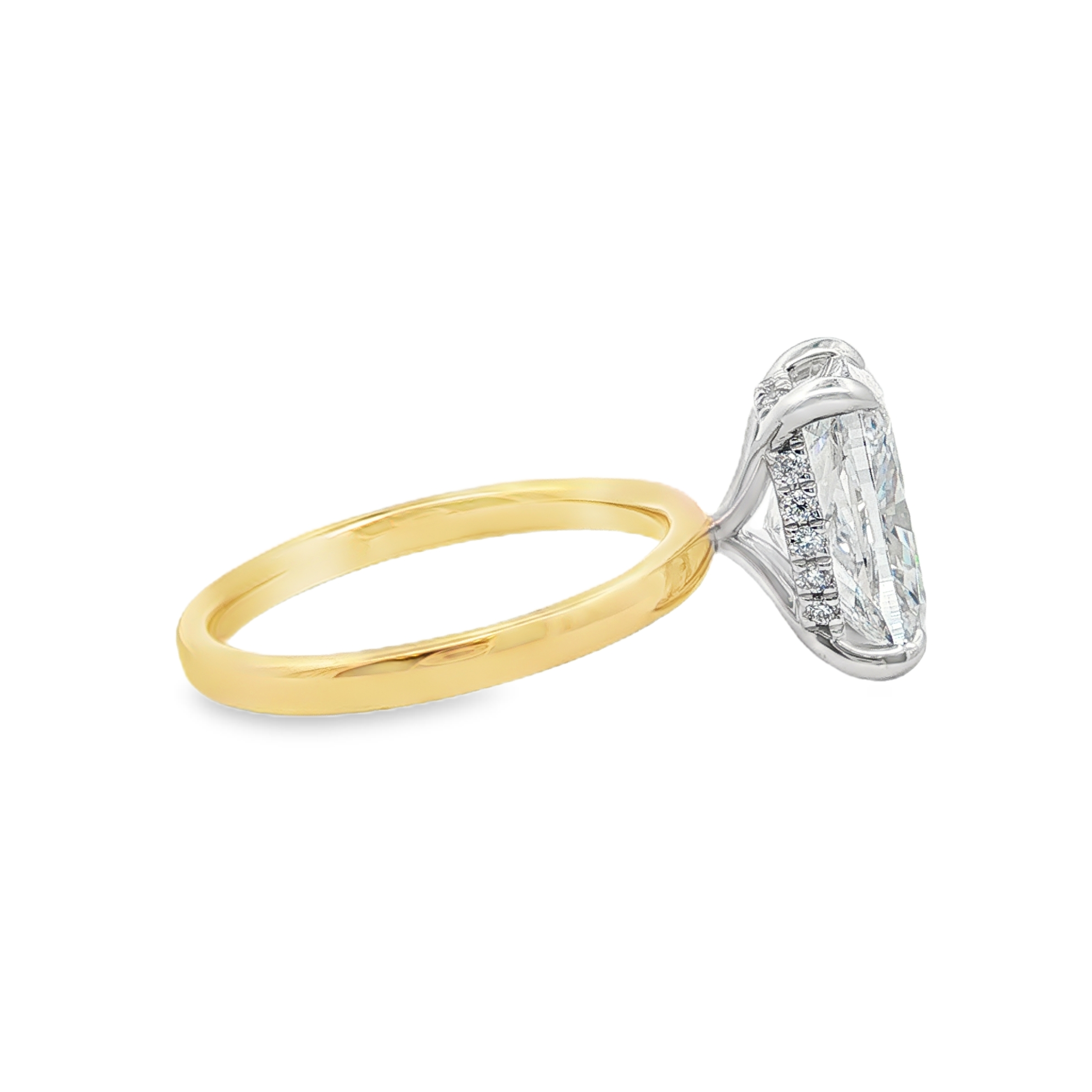 Yes by Martin Binder LAB-GROWN Cushion Solitaire Diamond Engagement Ring (4.17 ct. tw.)