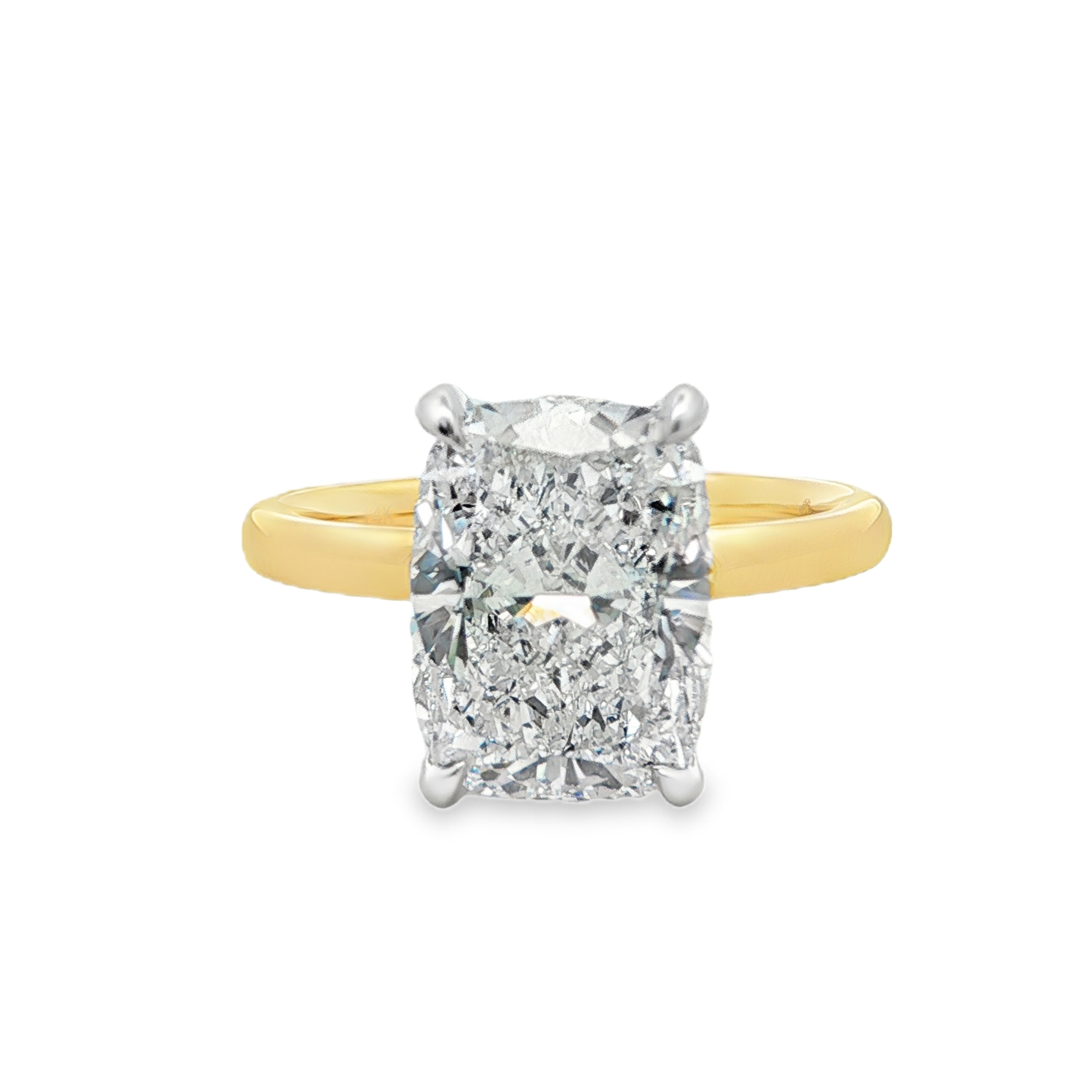 Yes by Martin Binder LAB-GROWN Cushion Solitaire Diamond Engagement Ring (4.17 ct. tw.)