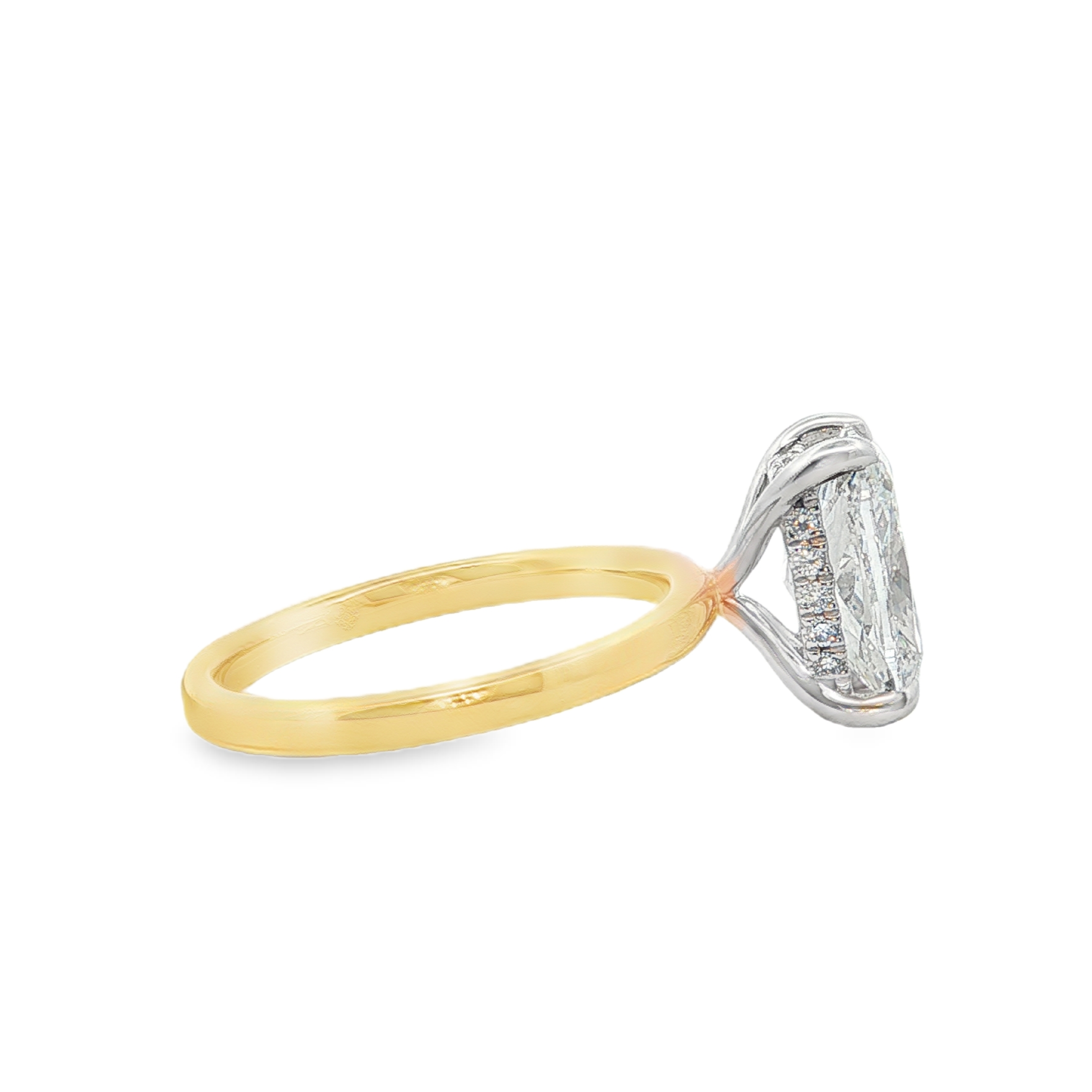 Yes by Martin Binder LAB-GROWN Cushion Solitaire Diamond Engagement Ring (3.10 ct. tw.)