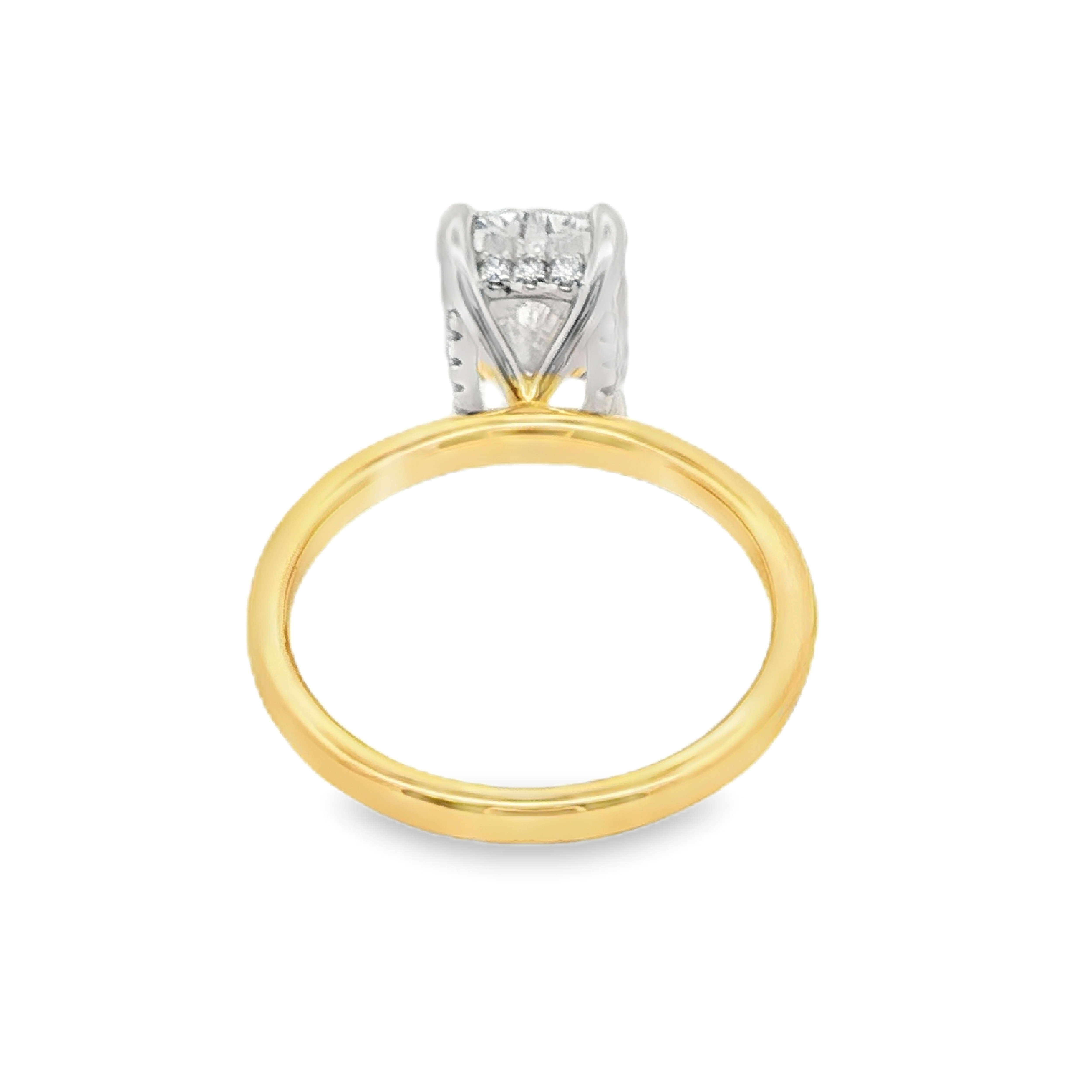 Yes by Martin Binder LAB-GROWN Cushion Solitaire Diamond Engagement Ring (3.10 ct. tw.)