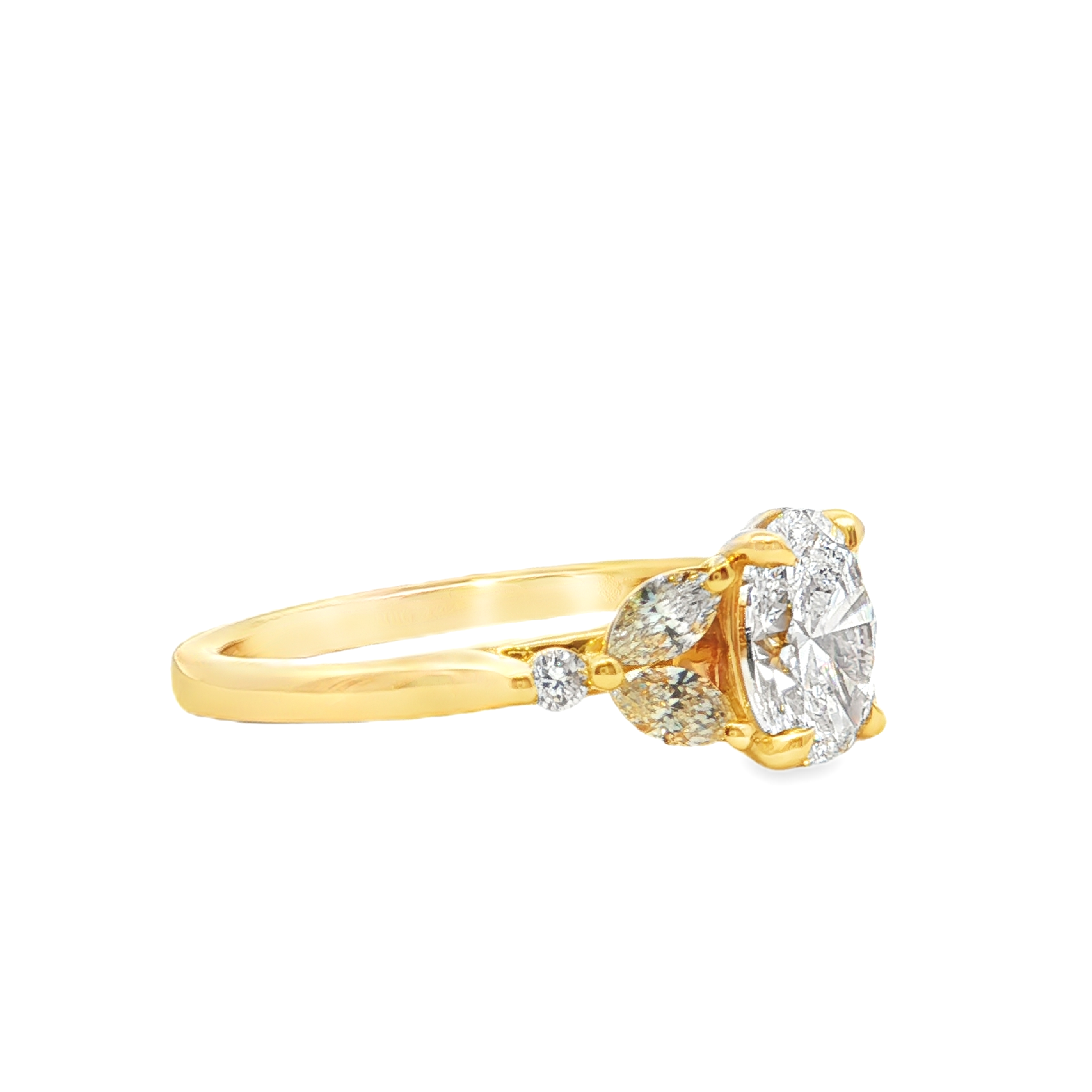Yes by Martin Binder Oval & Marquise Diamond Engagement Ring (1.42 ct. tw.)