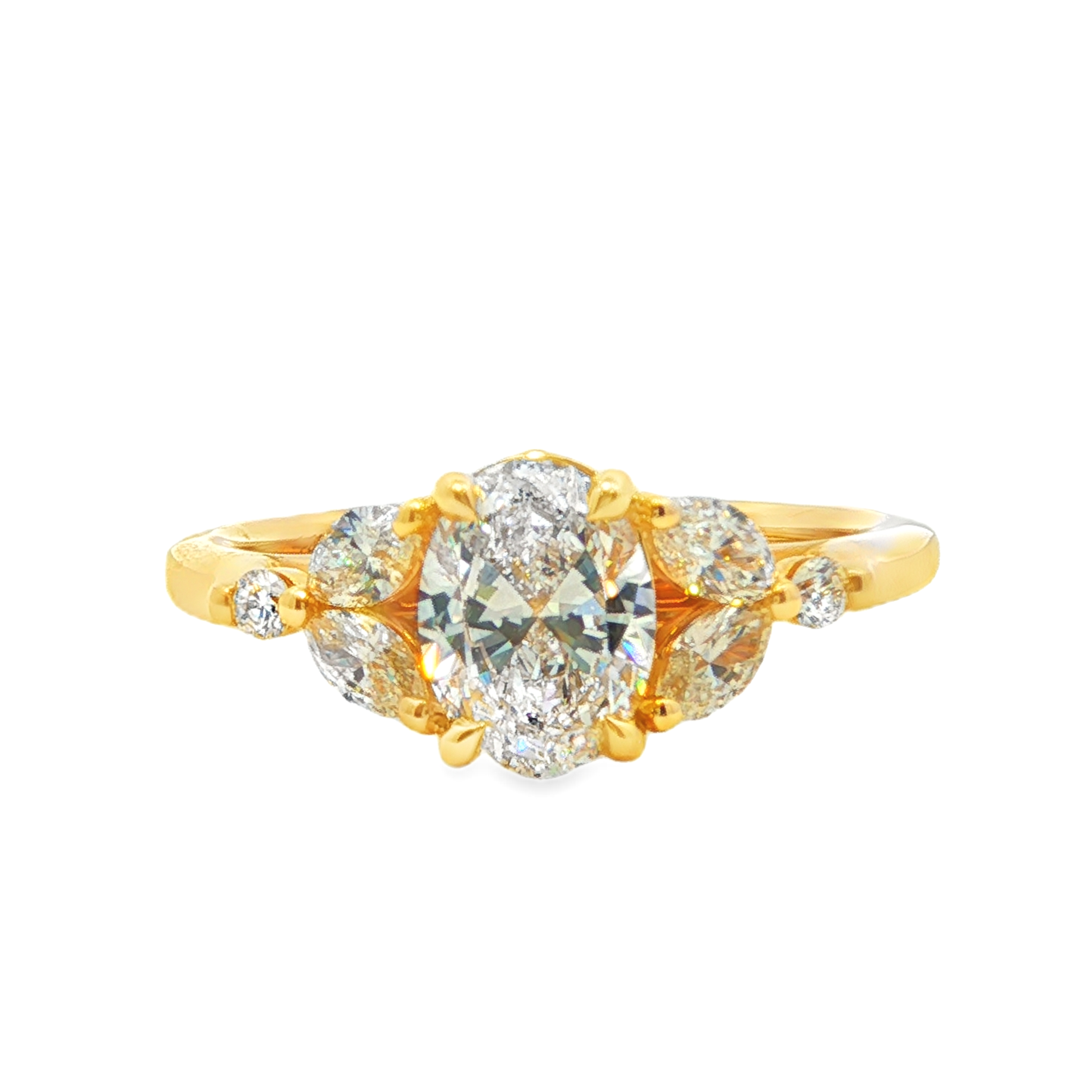 Yes by Martin Binder Oval & Marquise Diamond Engagement Ring (1.42 ct. tw.)