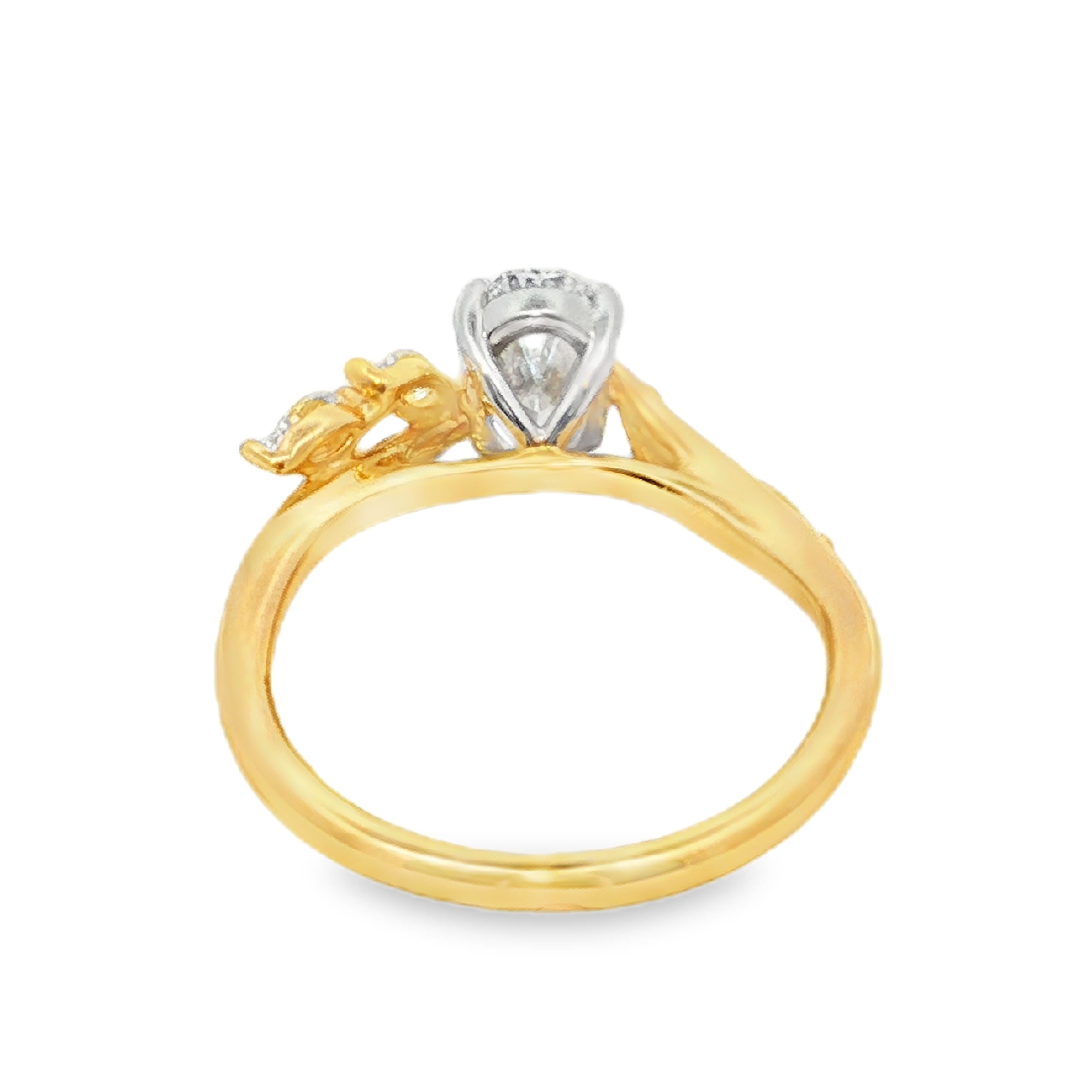 Yes by Martin Binder Oval Diamond Marquise Vine Engagement Ring (1.36 ct. tw.)
