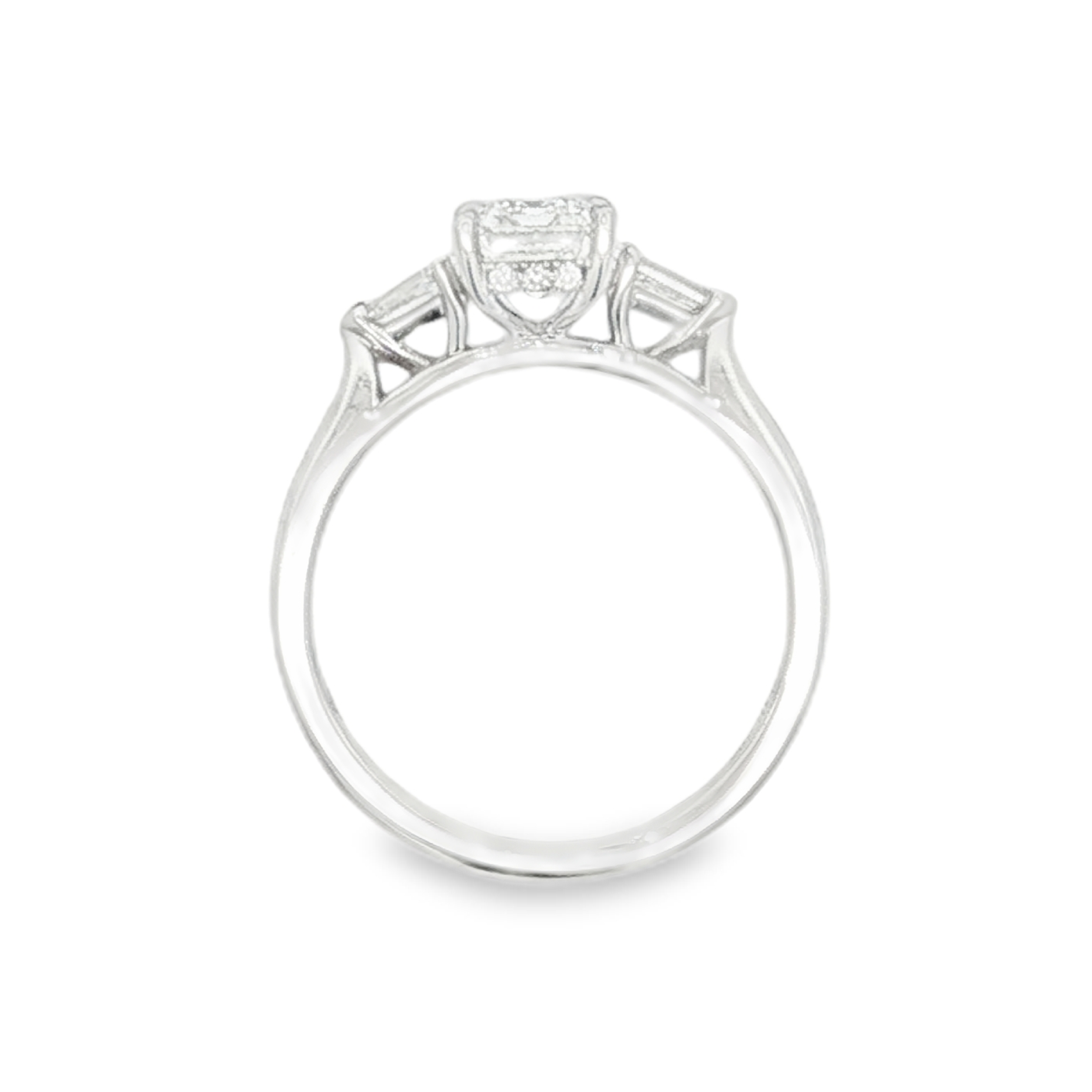 Yes by Martin Binder Emerald Cut Three Stone Diamond Engagement Ring (1.56 ct. tw.)