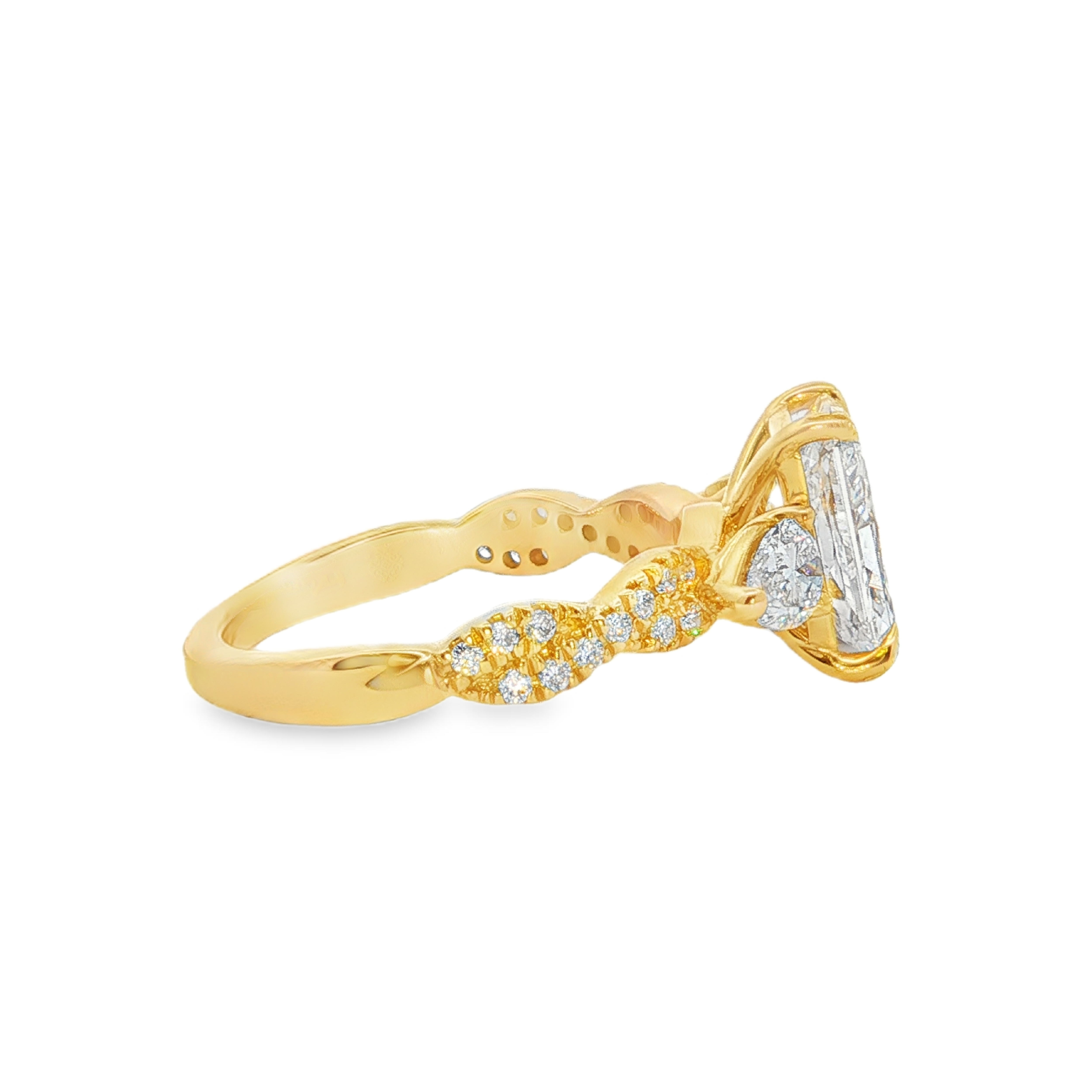 Yes by Martin Binder LAB-GROWN Radiant Infinity Diamond Engagement Ring (2.84 ct. tw.)