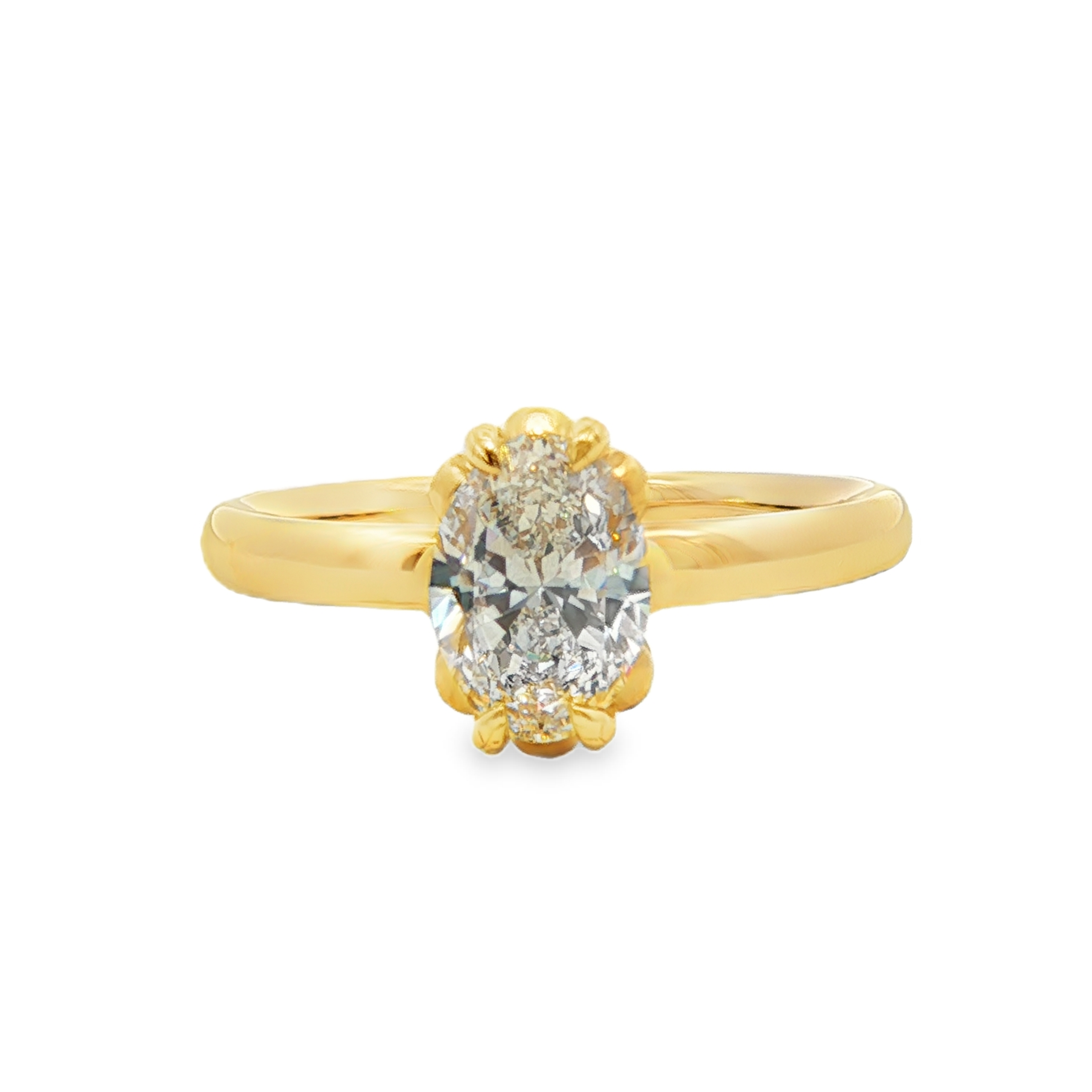 Yes by Martin Binder Oval Diamond Solitaire Engagement Ring (1.02 ct. tw.)