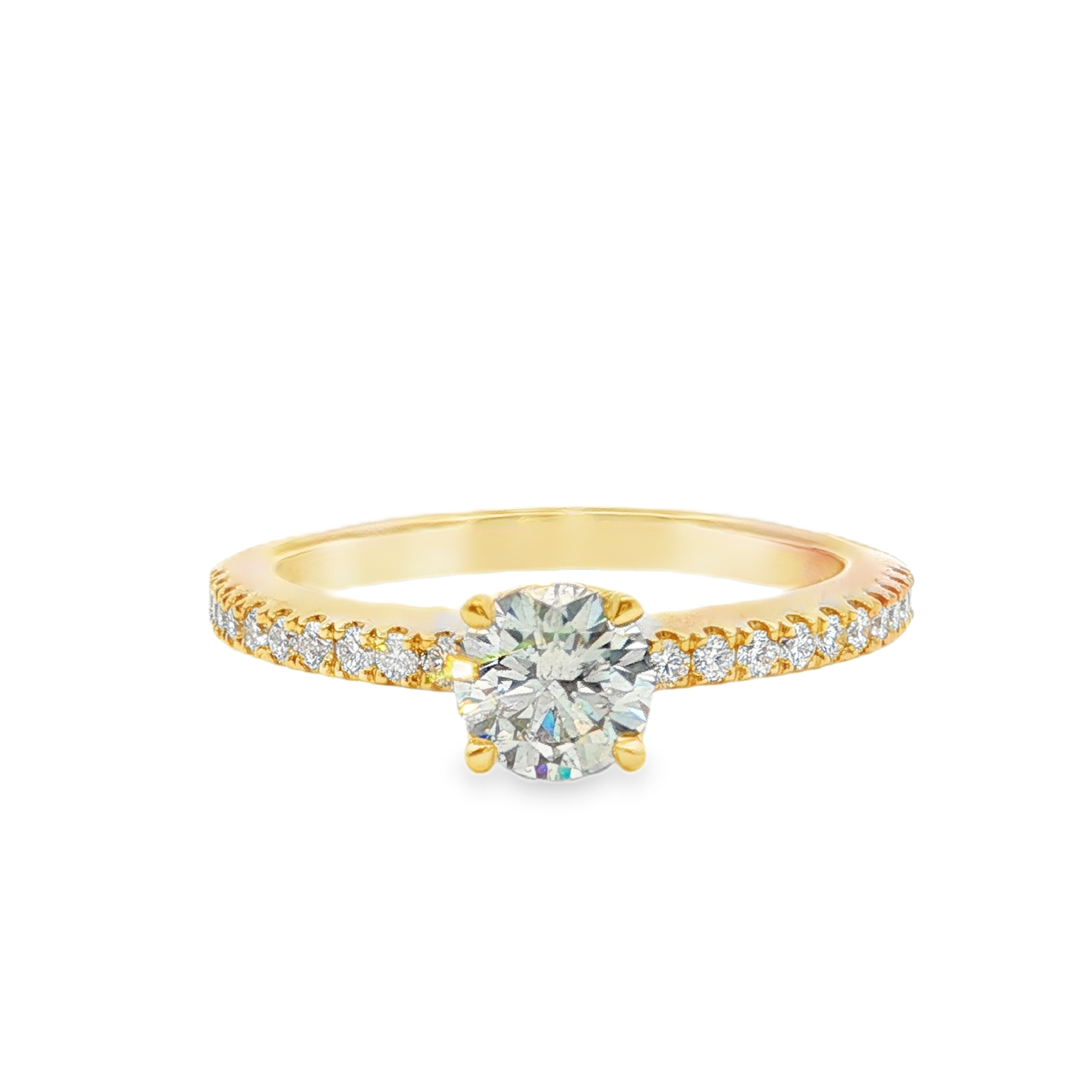 Yes by Martin Binder Round Diamond Engagement Ring (0.78 ct. tw.)