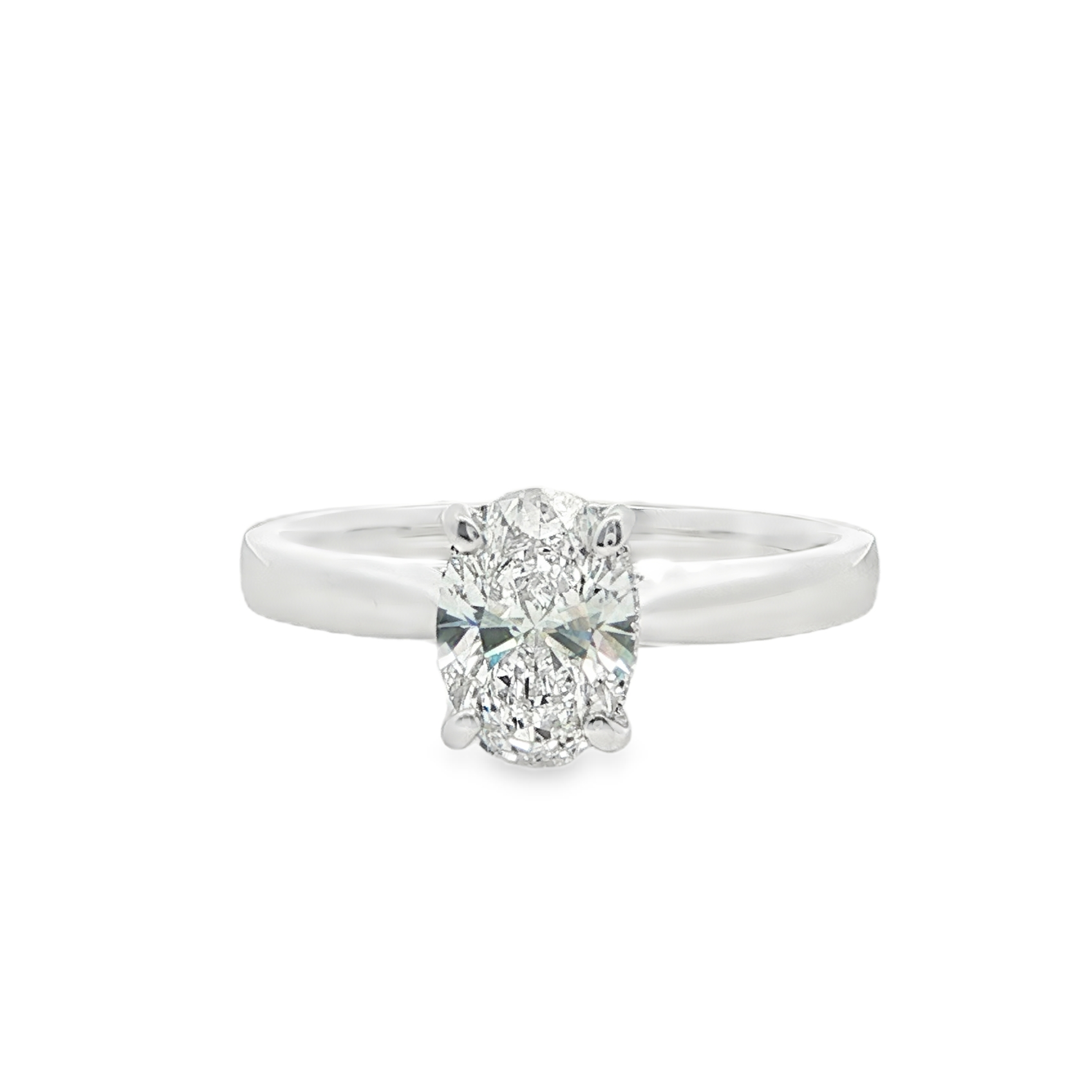 Yes by Martin Binder LAB-GROWN Oval Solitaire Engagement Ring (1.07 ct. tw.)