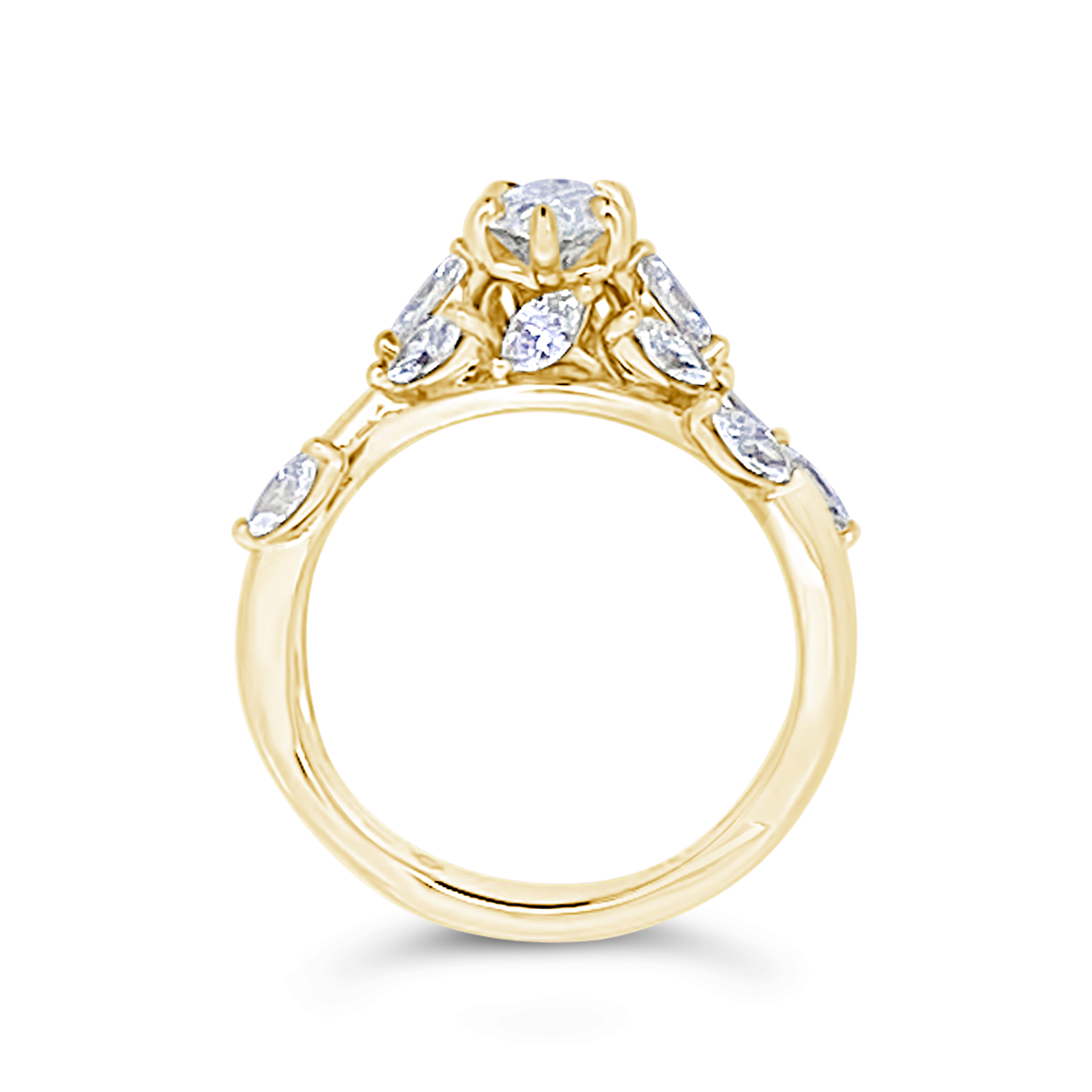 Yes by Martin Binder Marquise Diamond Vine Engagement Ring (1.82 ct. tw.)