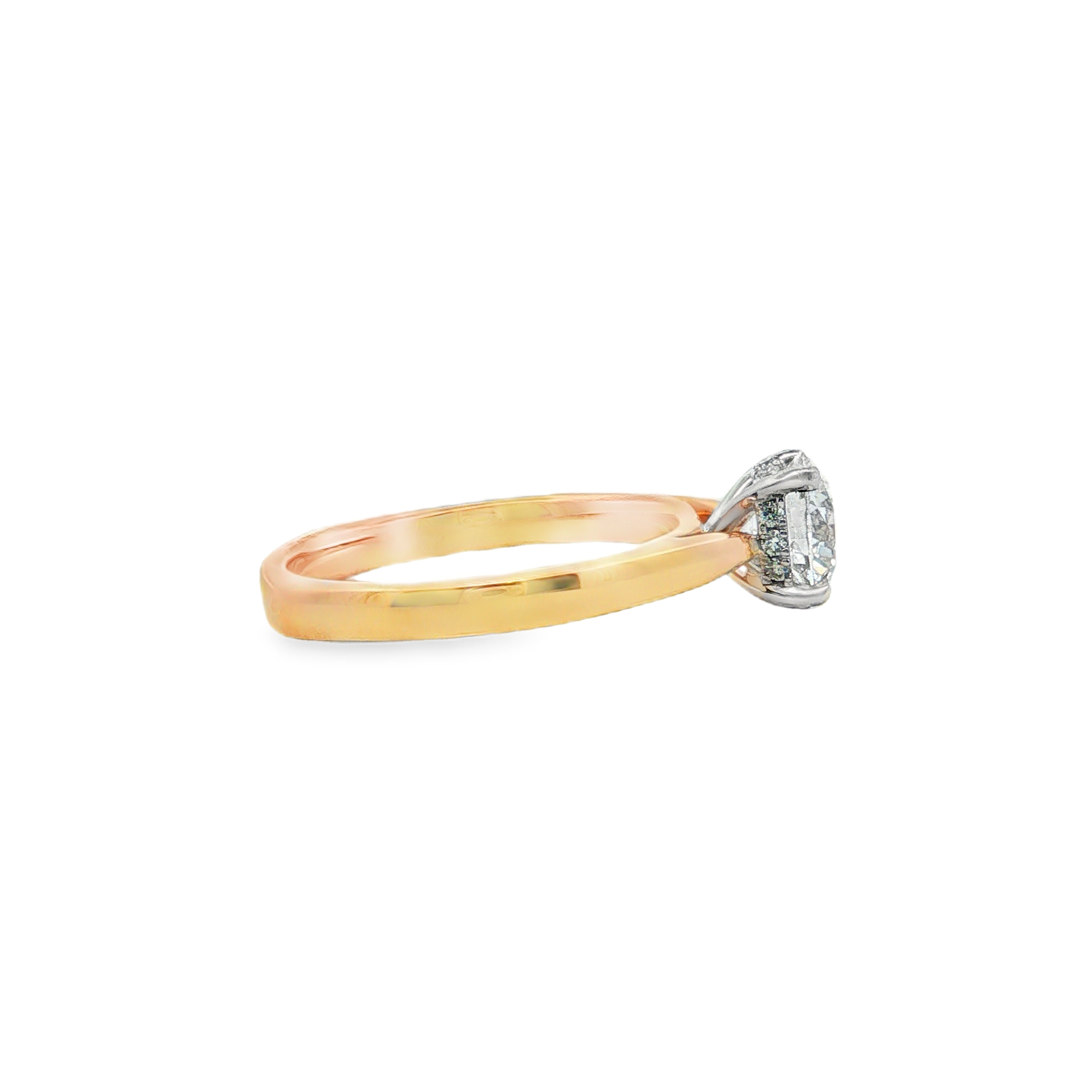 Yes by Martin Binder Round Diamond Solitaire Engagement Ring (1.13 ct. tw.)