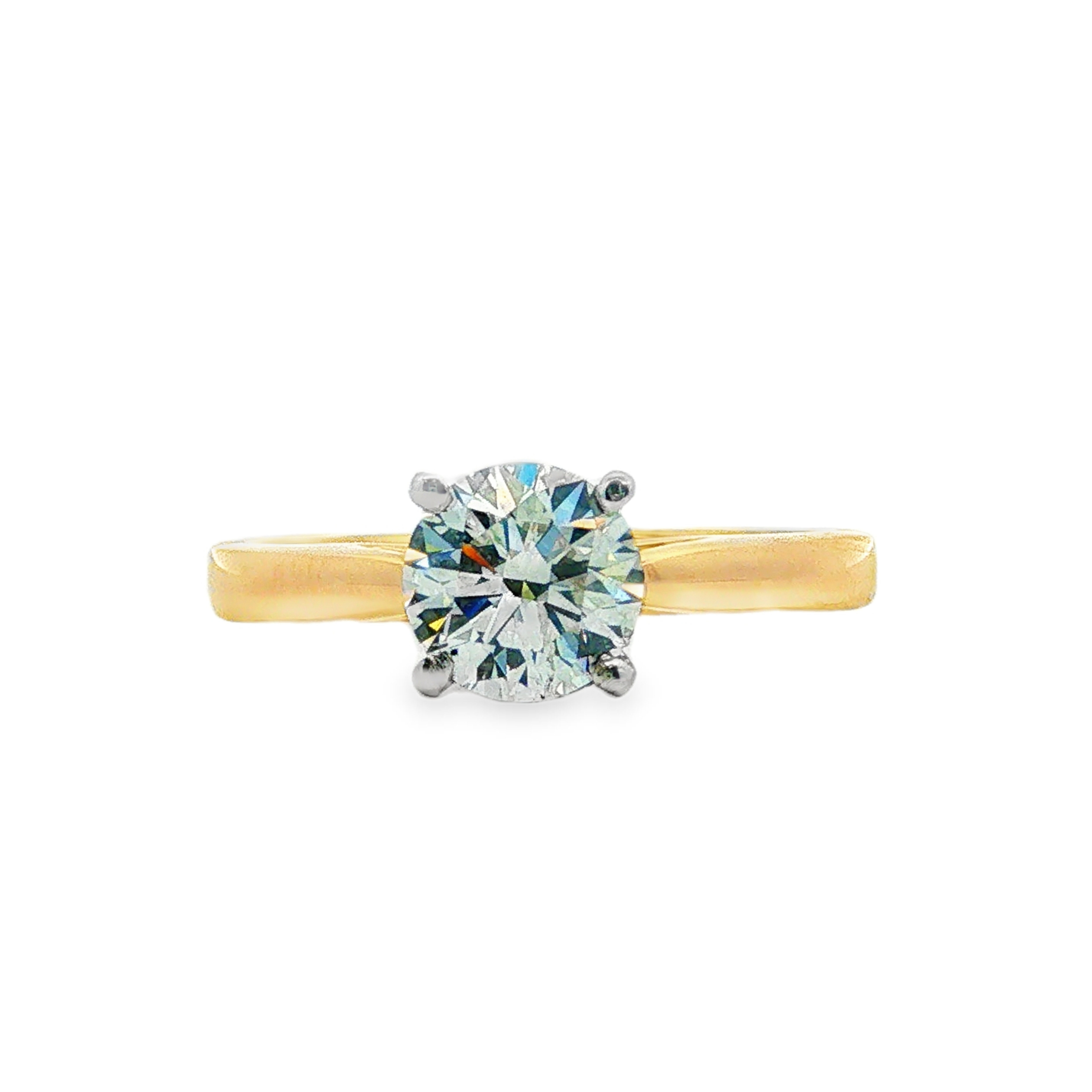 Yes by Martin Binder Round Diamond Solitaire Engagement Ring (1.13 ct. tw.)