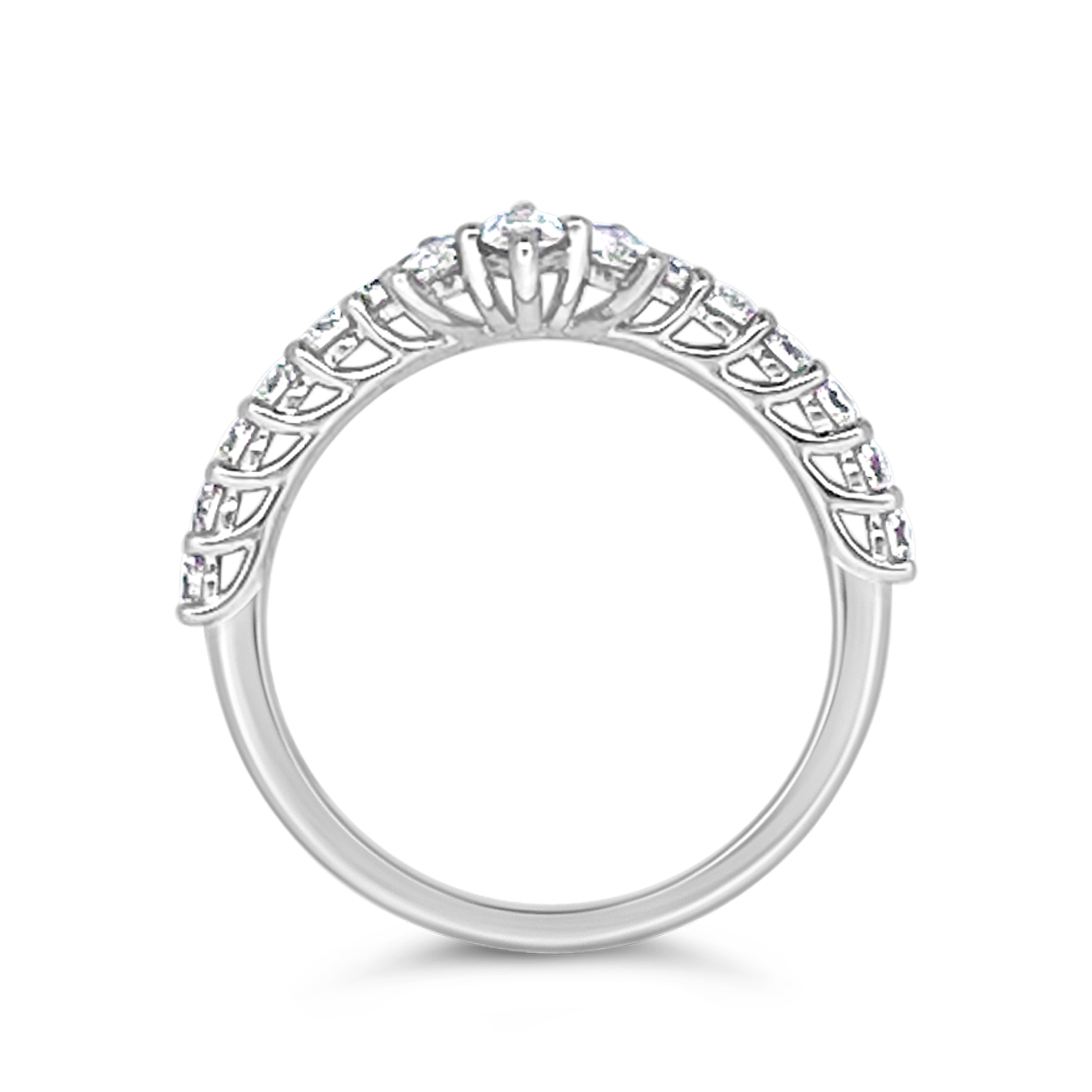 Clara By Martin Binder Diamond Contour Stacking Band (0.64 Ct. Tw.)