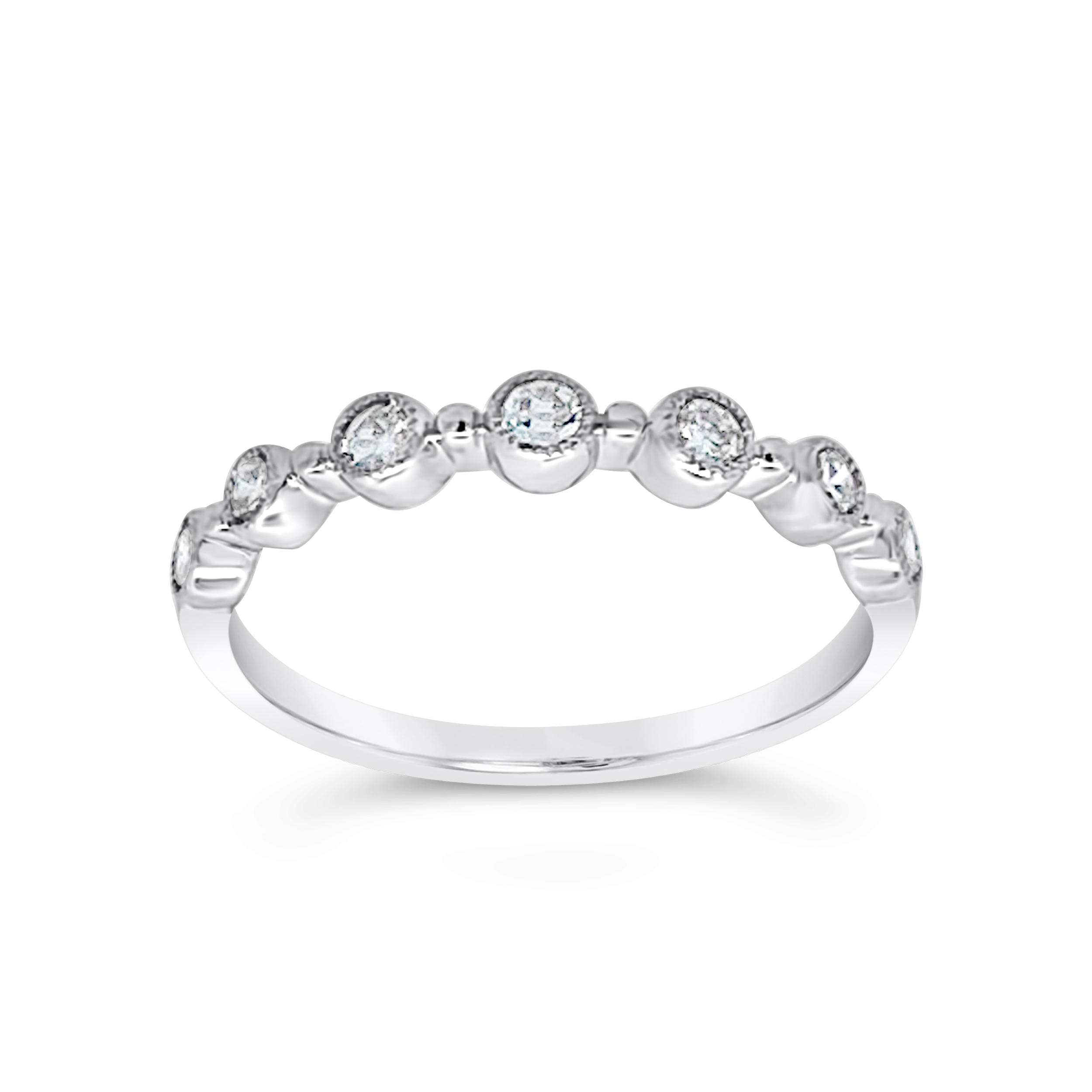 Clara By Martin Binder Milgrain Diamond Stacking Band (0.29 Ct. Tw.)