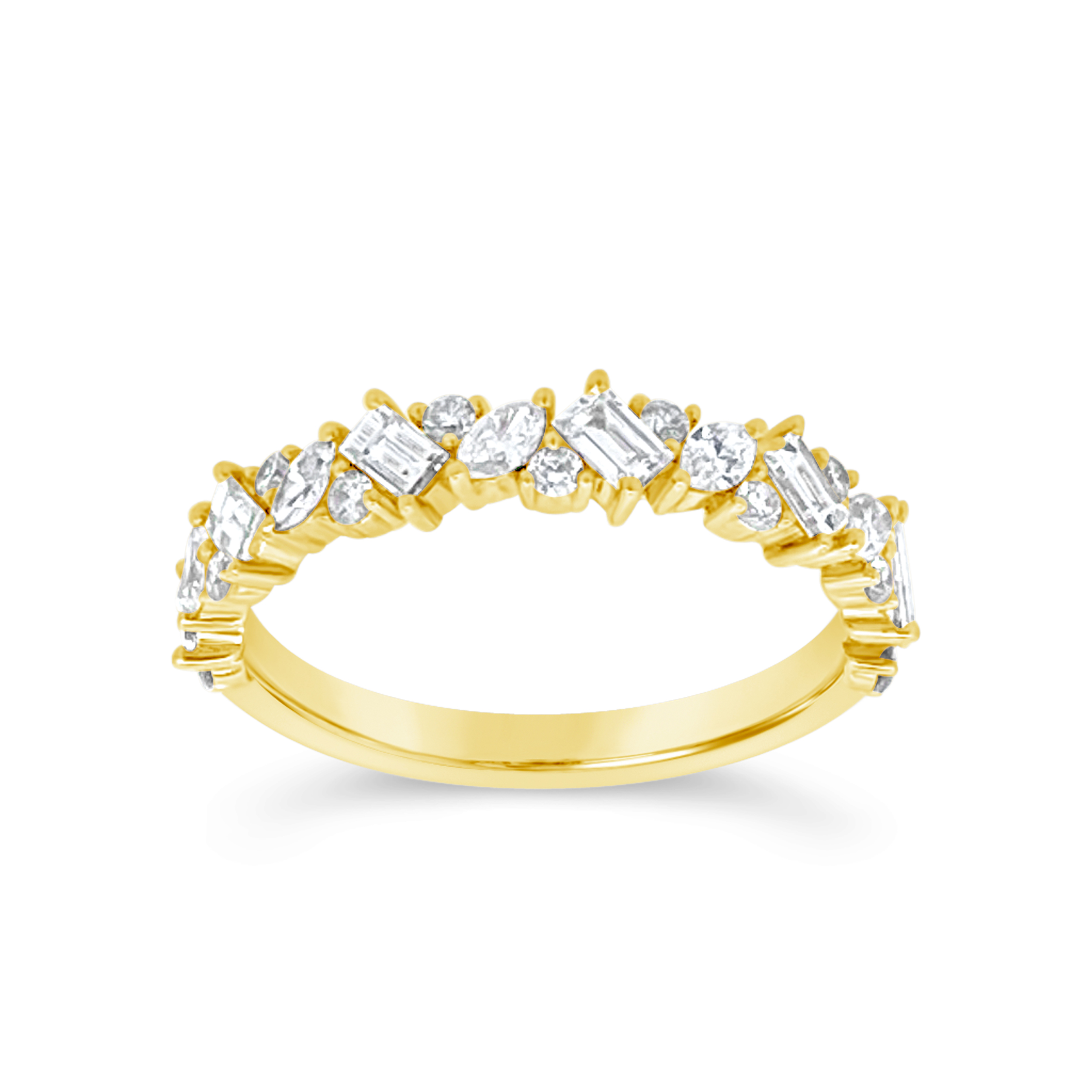 Clara By Martin Binder Mixed Shape Diamond Stacking Ring (0.77 Ct. Tw.)