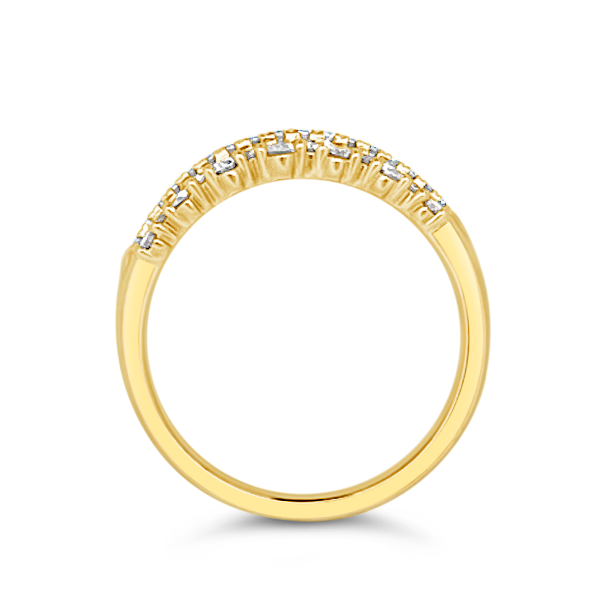 Clara By Martin Binder Diamond Double Row Stacking Ring (0.26 Ct. Tw.)