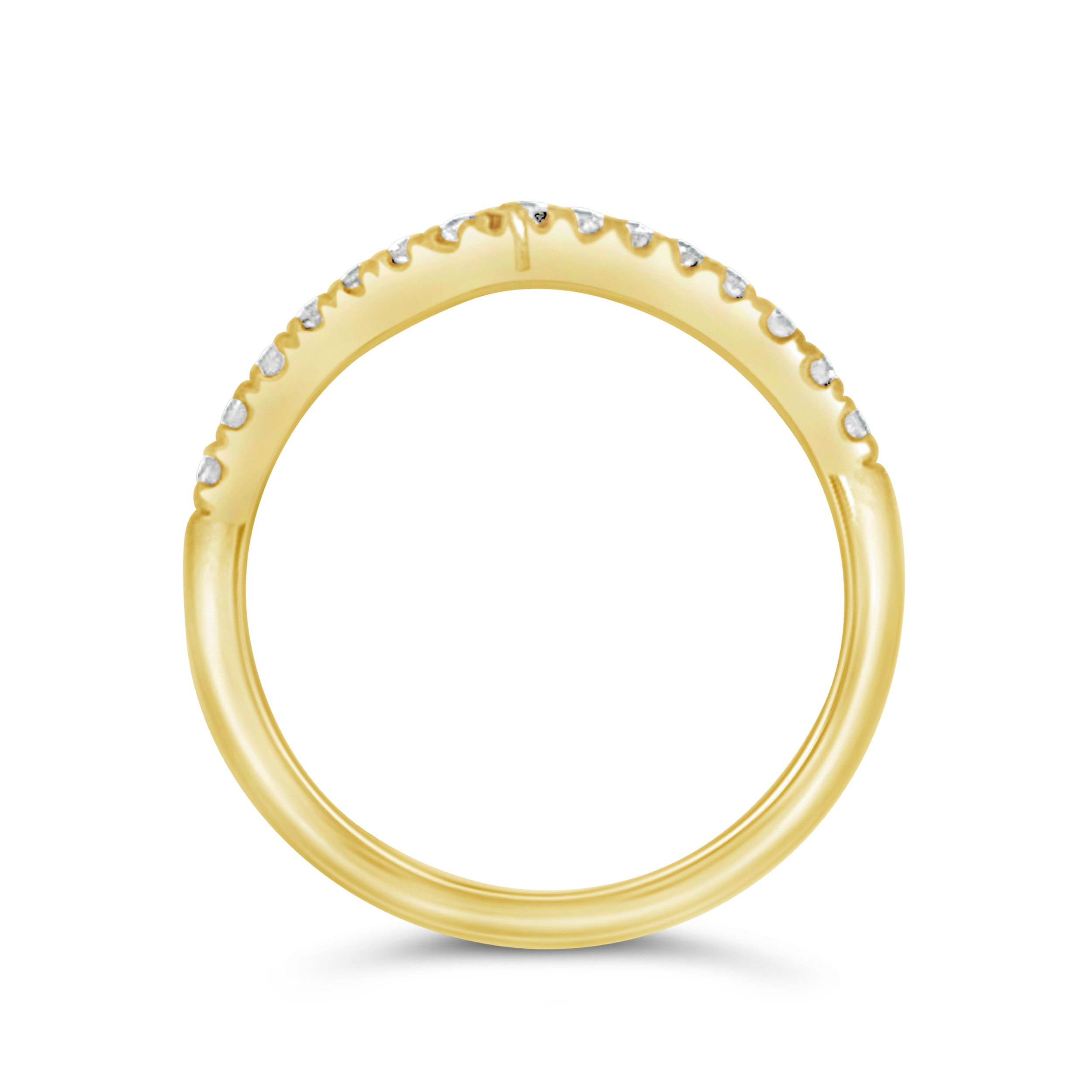Clara By Martin Binder Diamond Contour V Stacking Ring (0.29 Ct. Tw.)