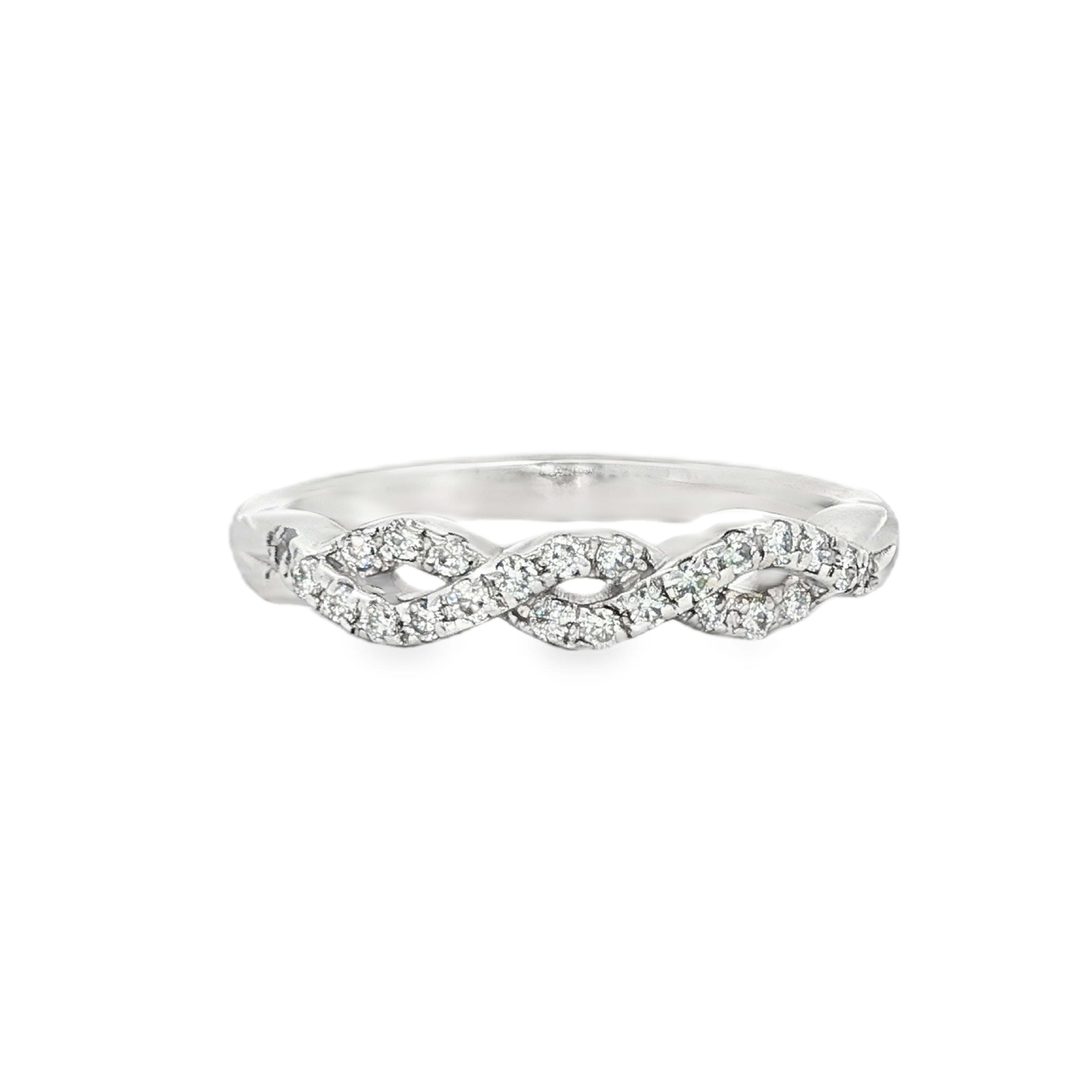 Vow by Martin Binder Diamond Twisted Wedding Band (0.18 ct. tw.)