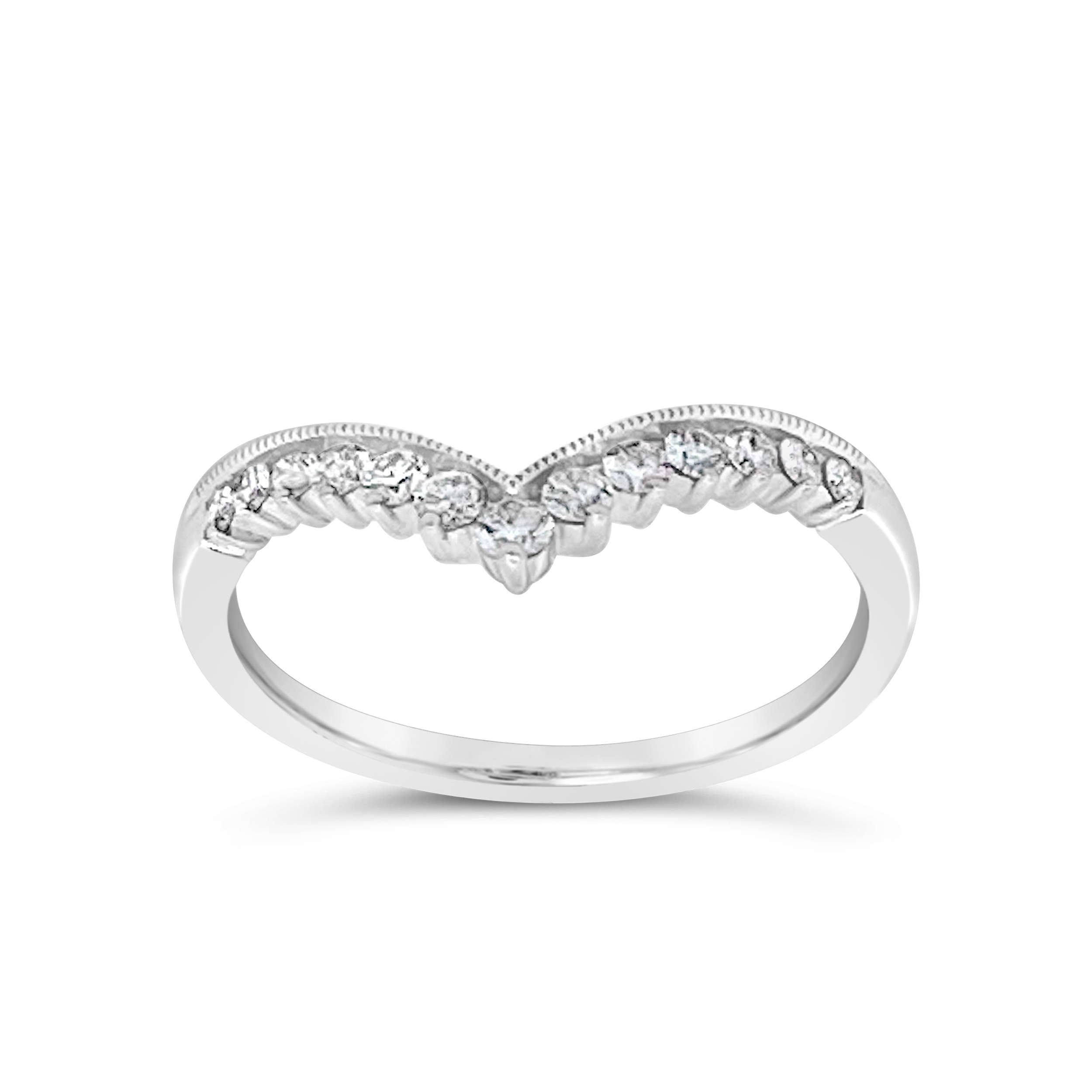 Clara By Martin Binder Diamond Contour V Stacking Ring (0.26 Ct. Tw.)