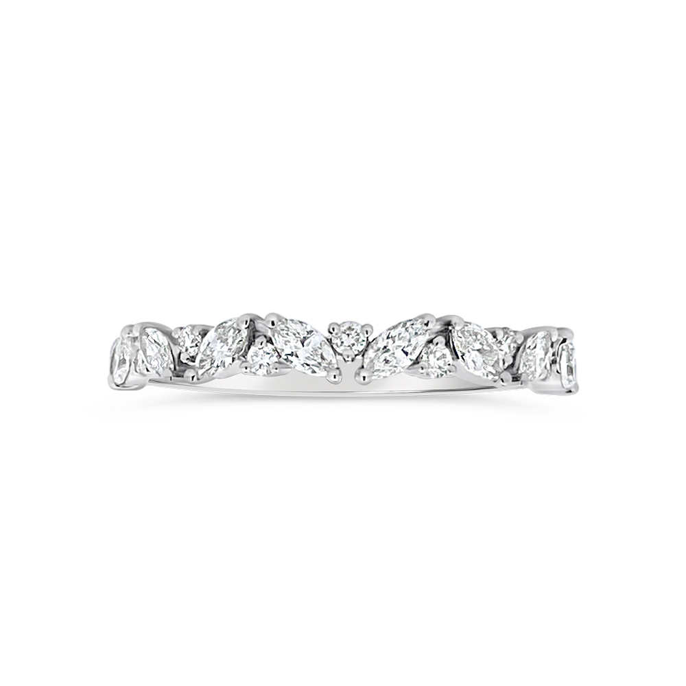 Clara By Martin Binder Mixed Shape Diamond Stacking Ring (0.39 Ct. Tw.)