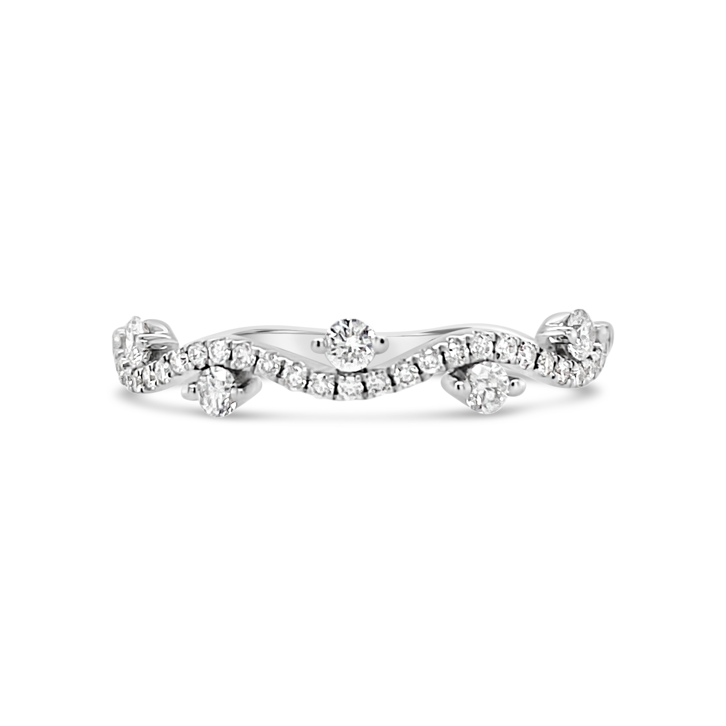 Clara by Martin Binder Vine Diamond Stacking Band (0.24 ct. tw.)