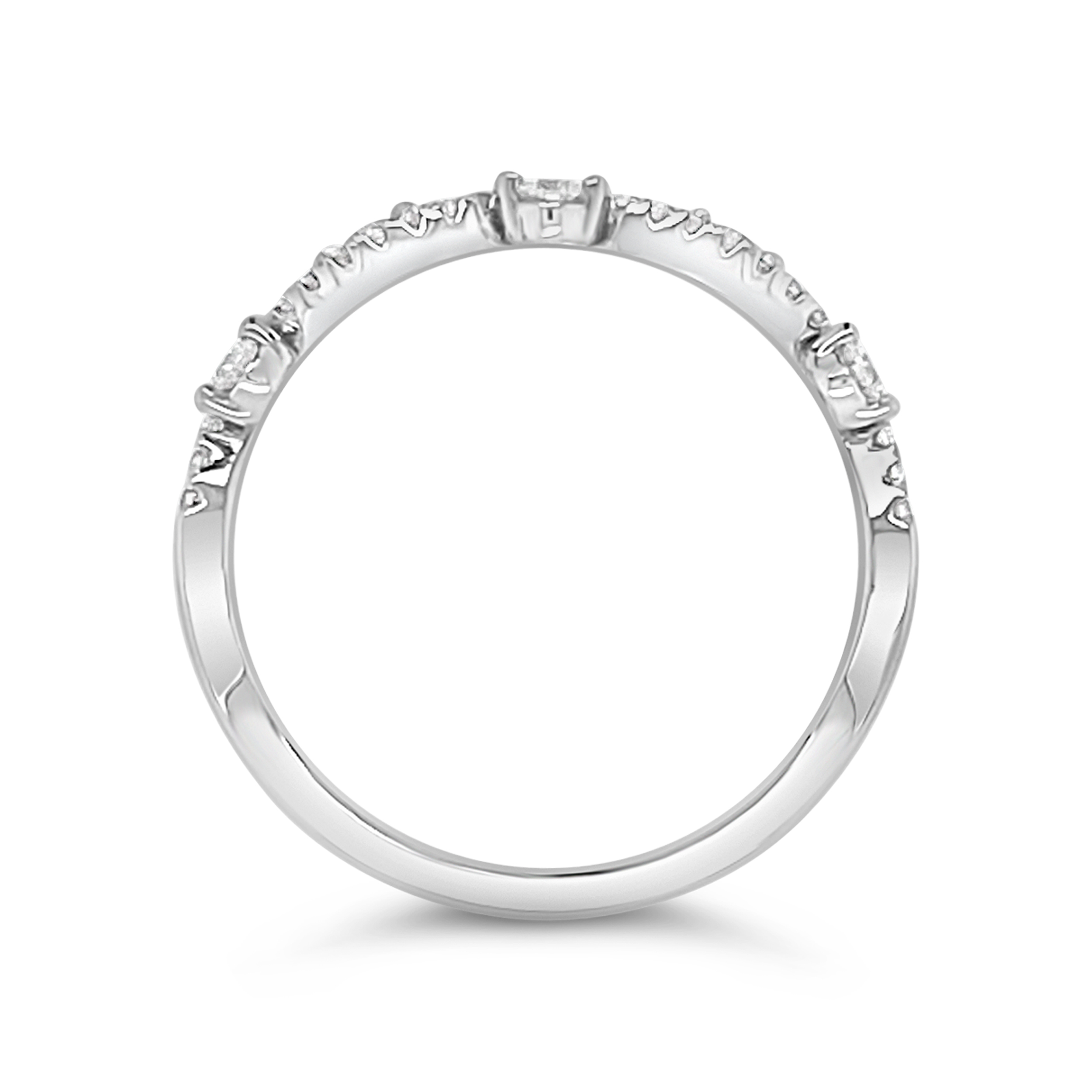 Clara by Martin Binder Vine Diamond Stacking Band (0.24 ct. tw.)