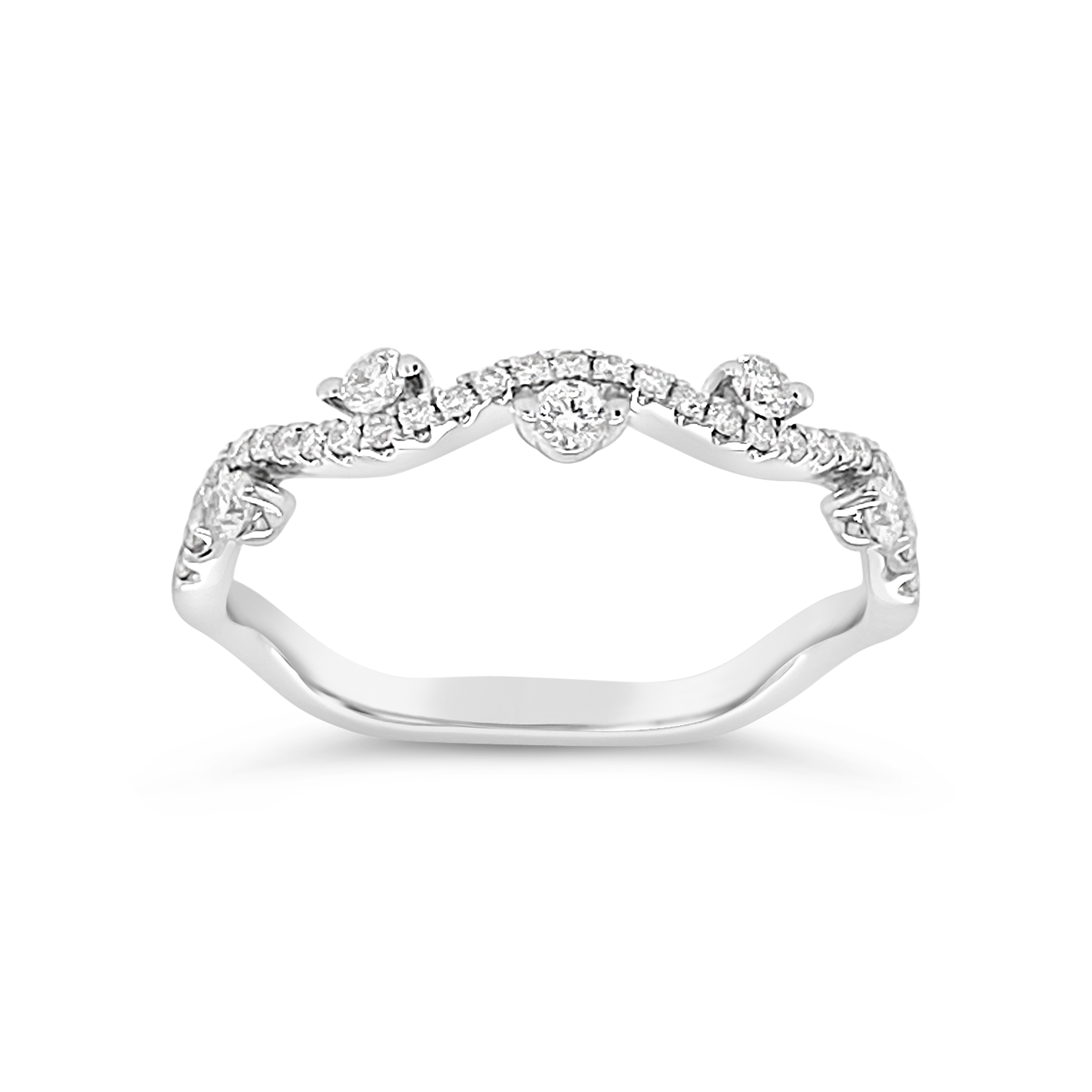 Clara By Martin Binder Vine Diamond Stacking Band (0.24 Ct. Tw.)