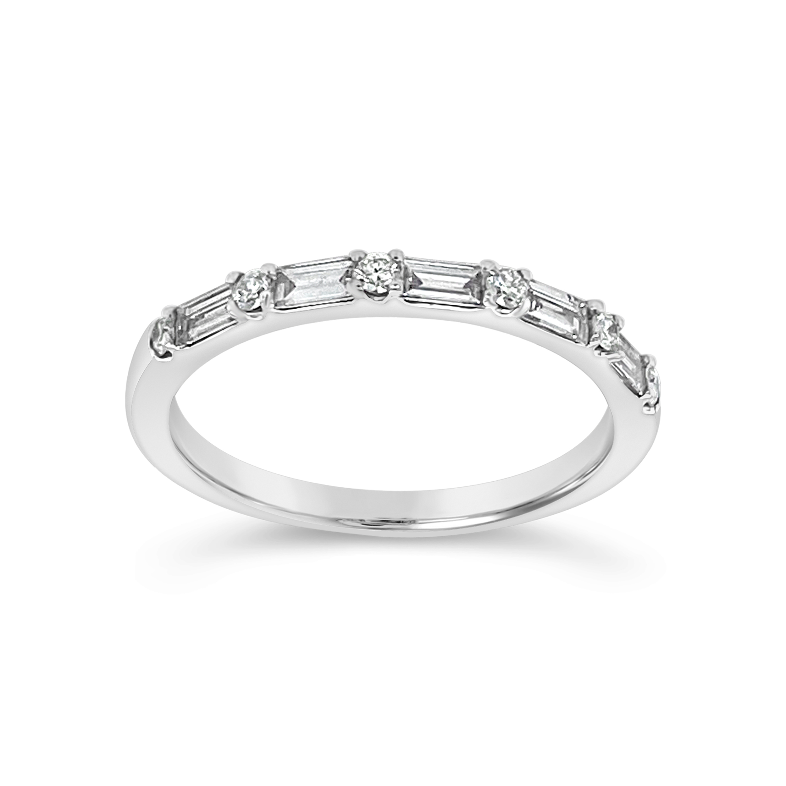 Clara by Martin Binder Diamond Alternating Baguette Stacking Band (0.38 ct. tw.)