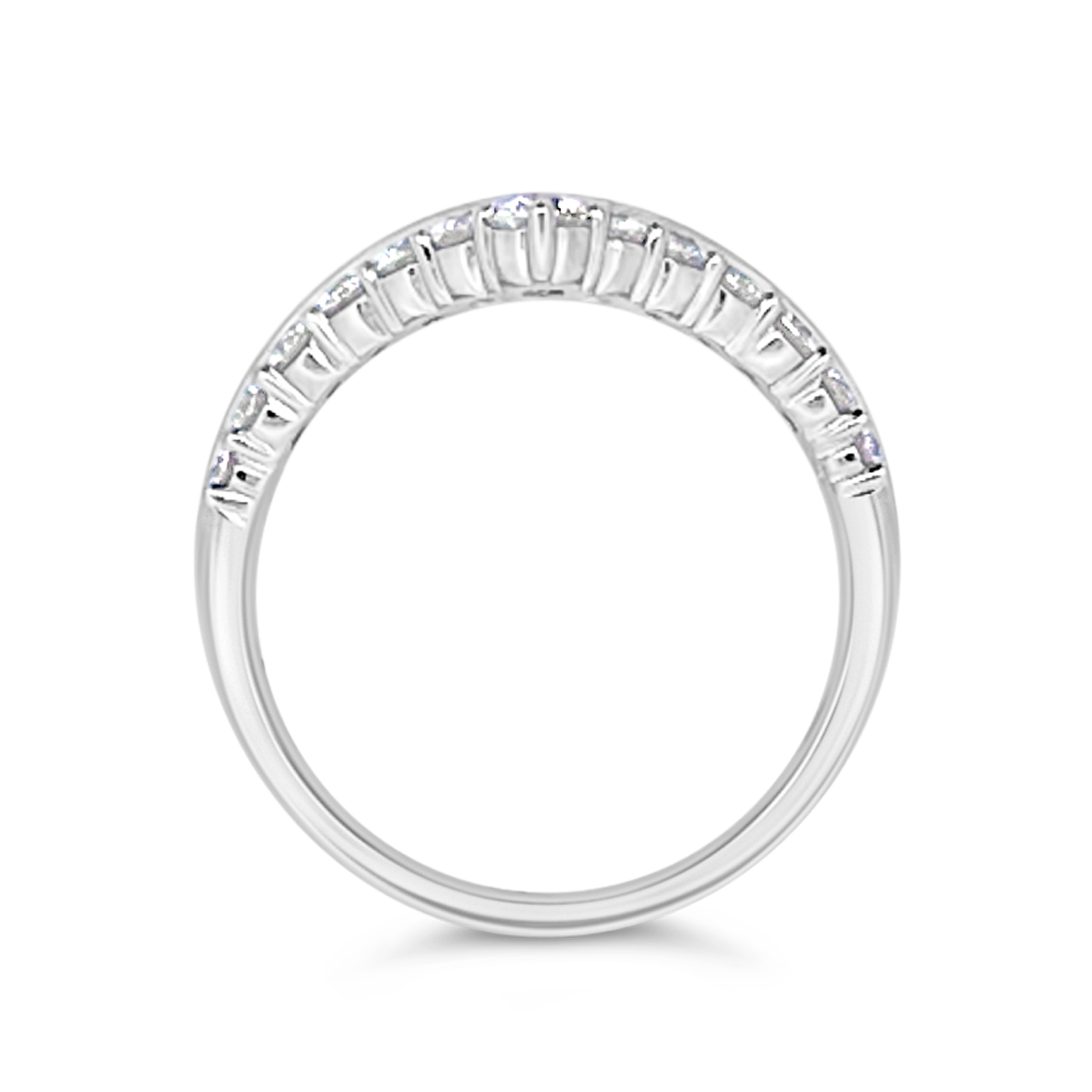 Vow By Martin Binder Diamond Contour V Band (0.51 Ct. Tw.)