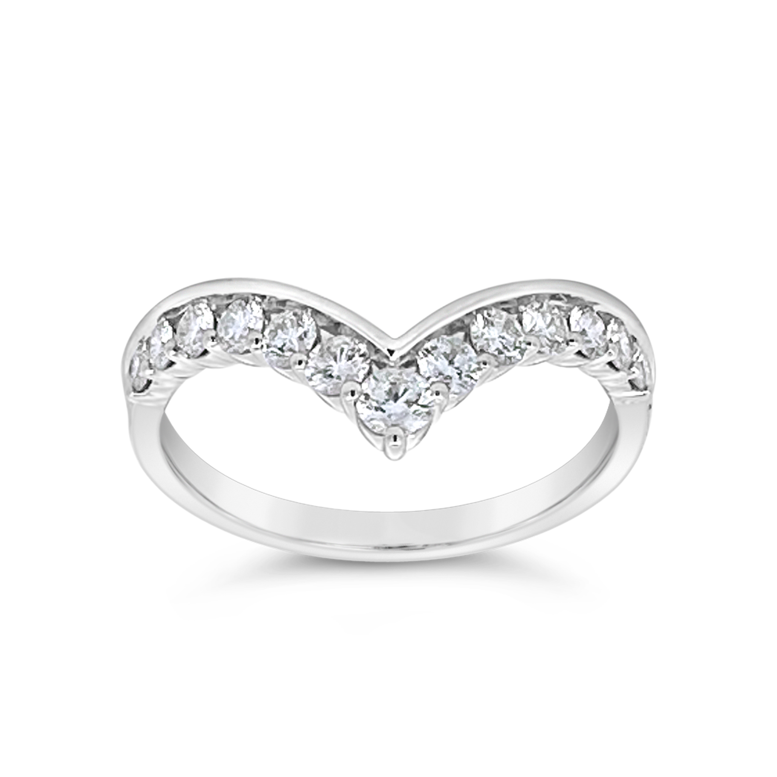 Vow By Martin Binder Diamond Contour V Band (0.51 Ct. Tw.)