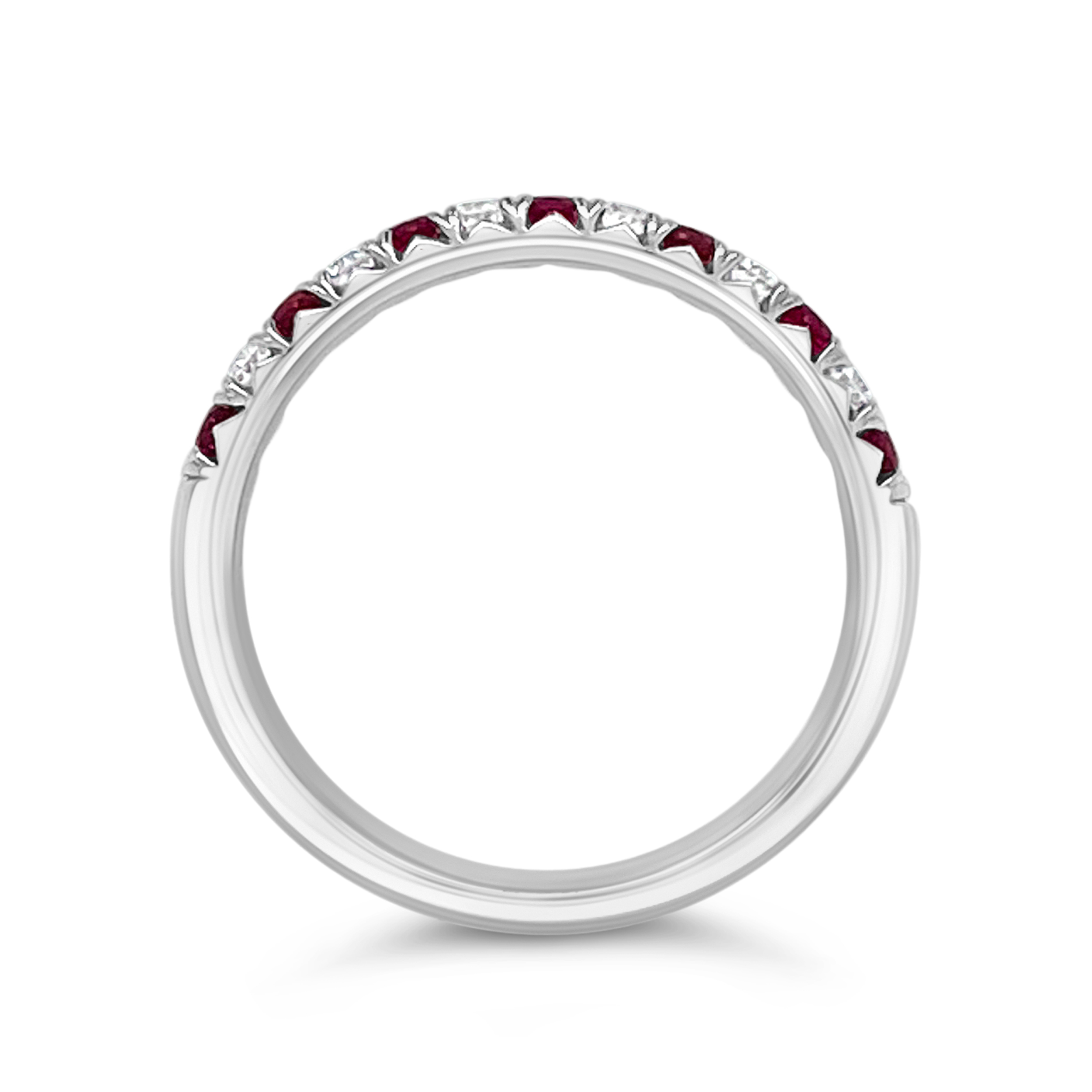 Irisa By Martin Binder Ruby & Diamond Band