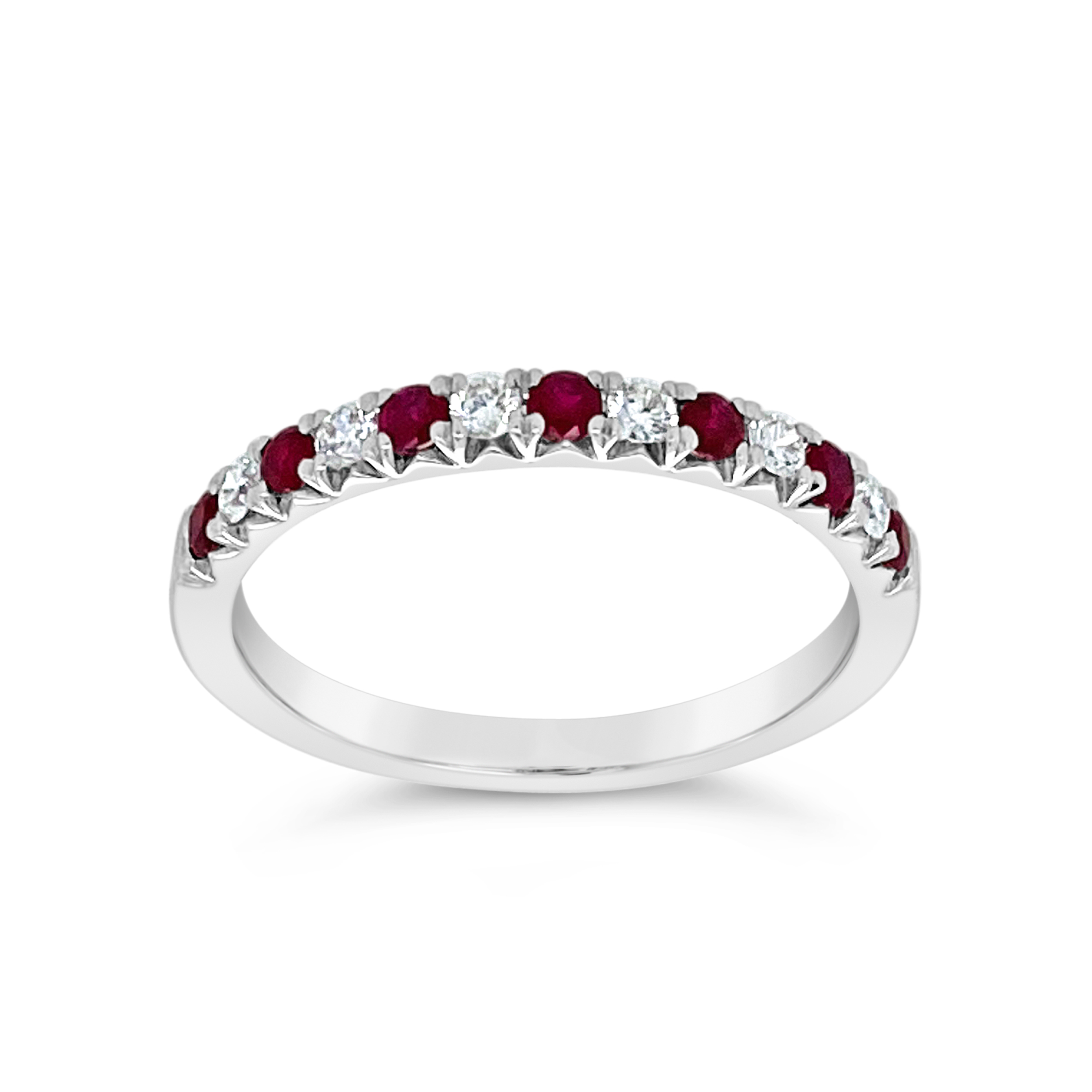 Irisa By Martin Binder Ruby & Diamond Band