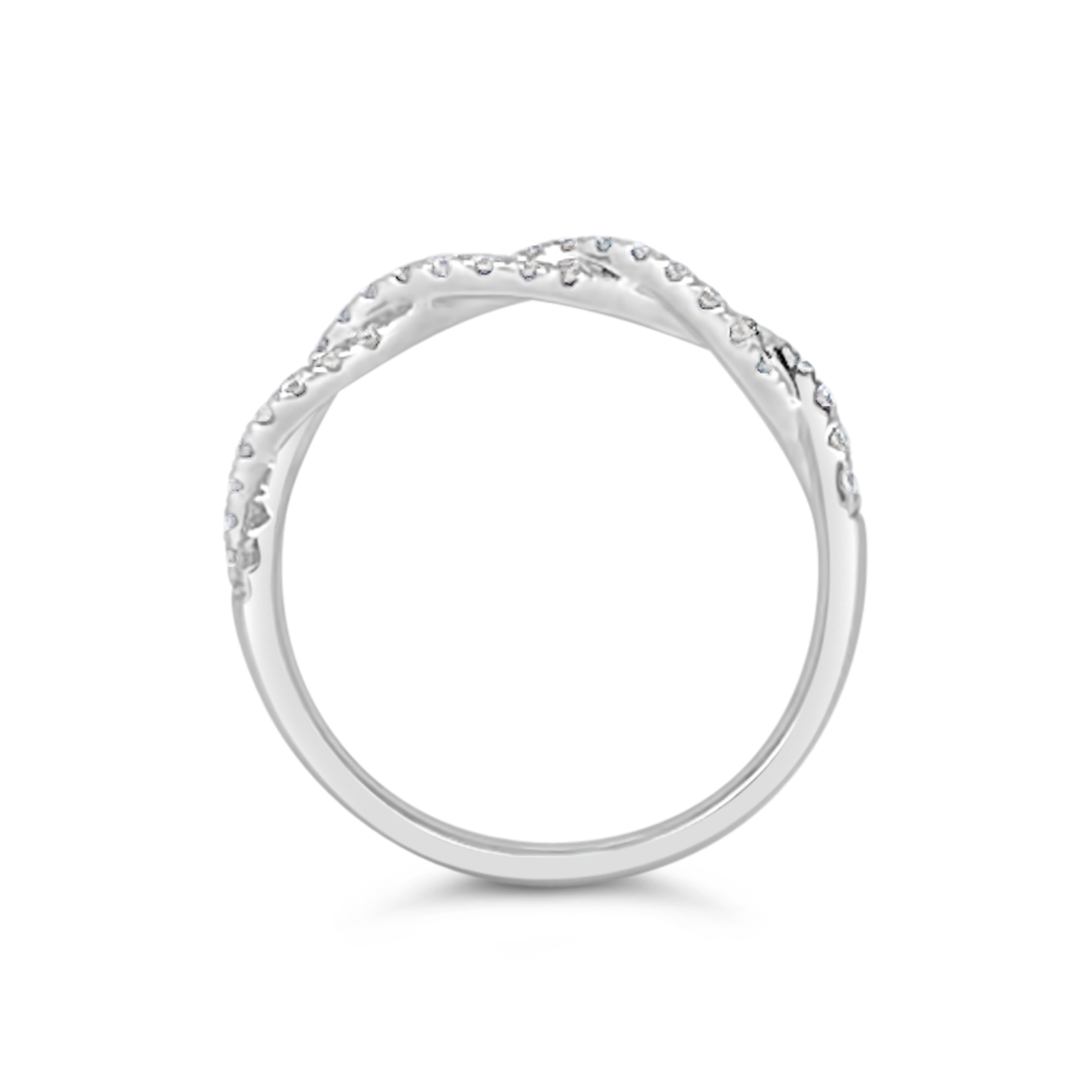 Clara By Martin Binder Diamond Infinity Stacking Ring (0.27 Ct. Tw.)