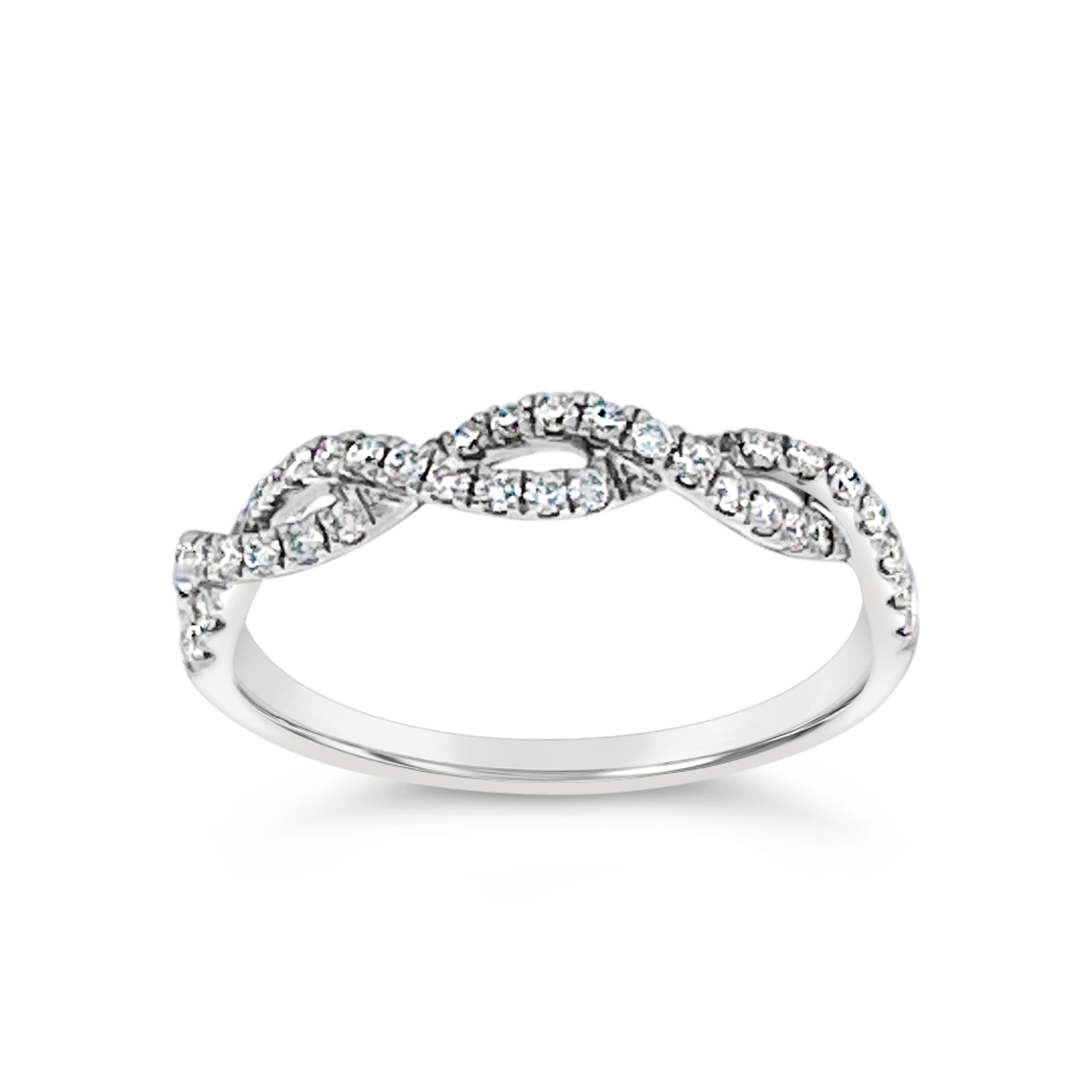 Clara By Martin Binder Diamond Infinity Stacking Ring (0.27 Ct. Tw.)