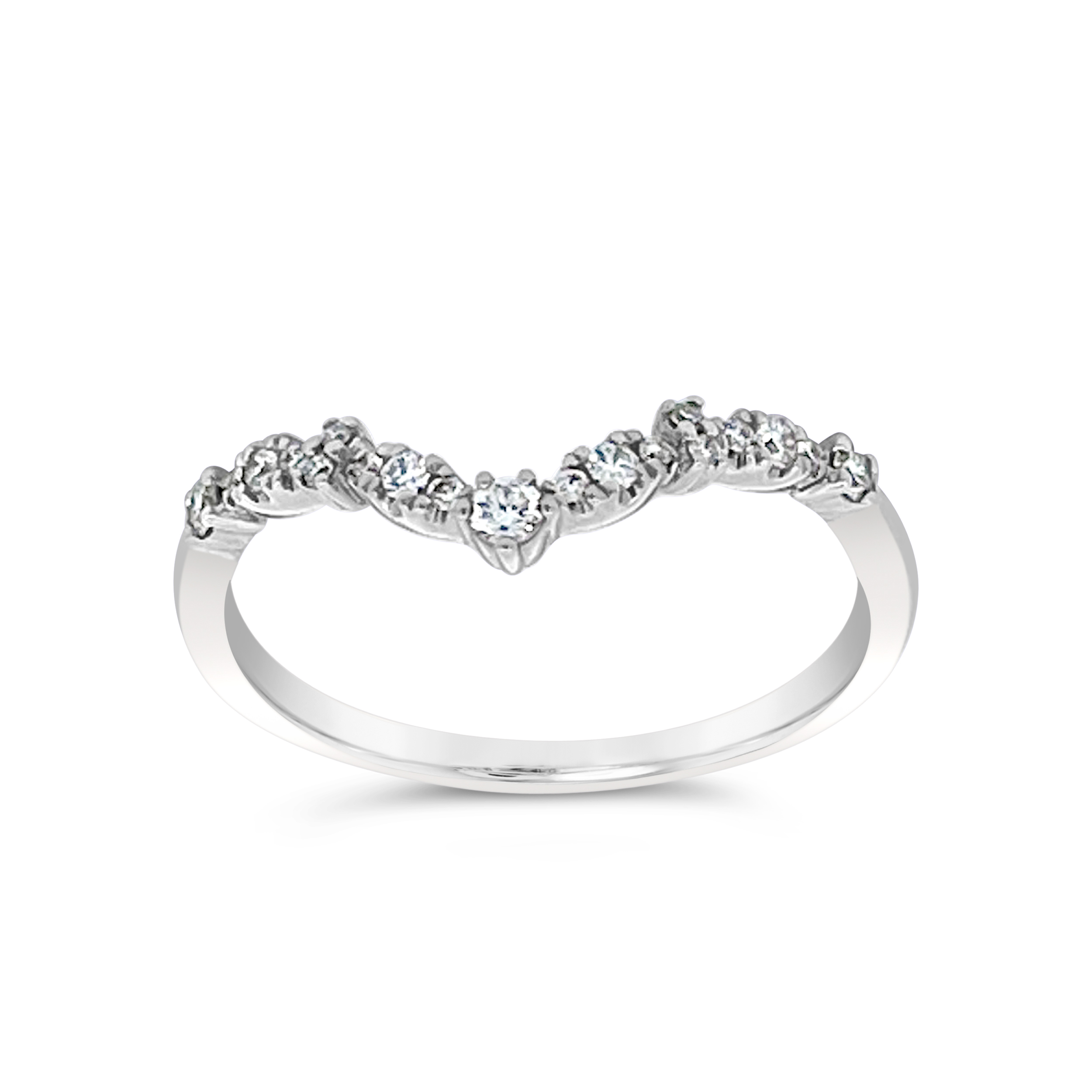 Vow By Martin Binder Diamond Contour Wedding Band (0.15 Ct. Tw.)