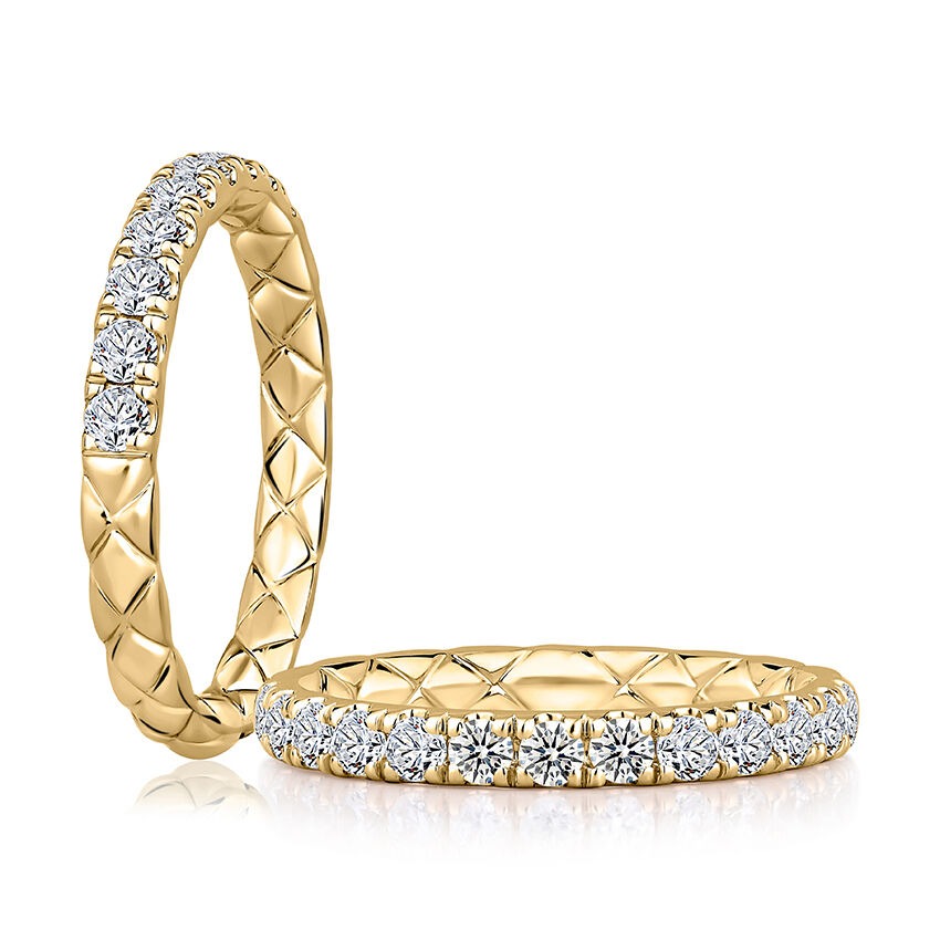 A. Jaffe Quilted Diamond Wedding Band (0.59 Ct. Tw.)
