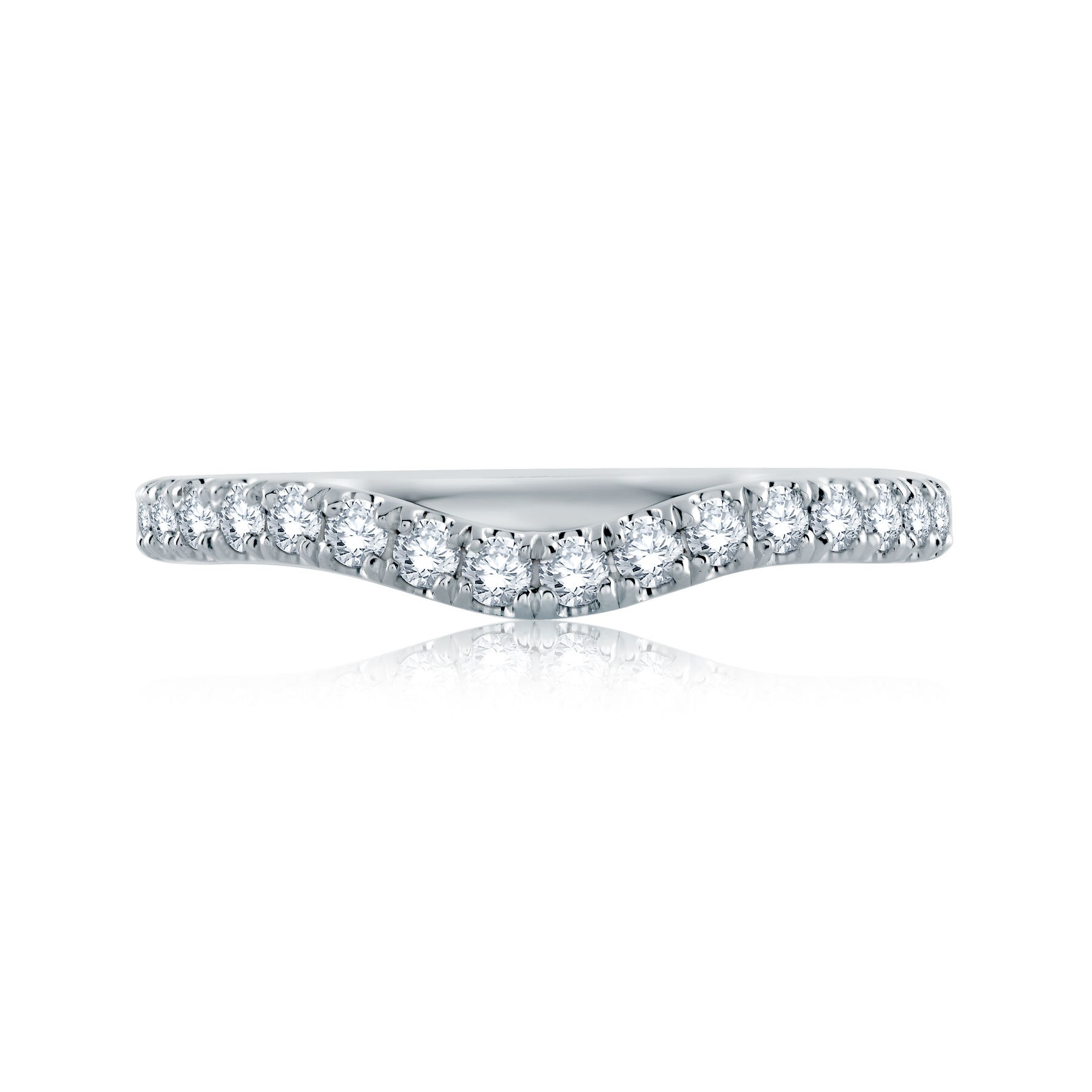 A. Jaffe Contour Diamond Wedding Band (0.43 Ct. Tw.)
