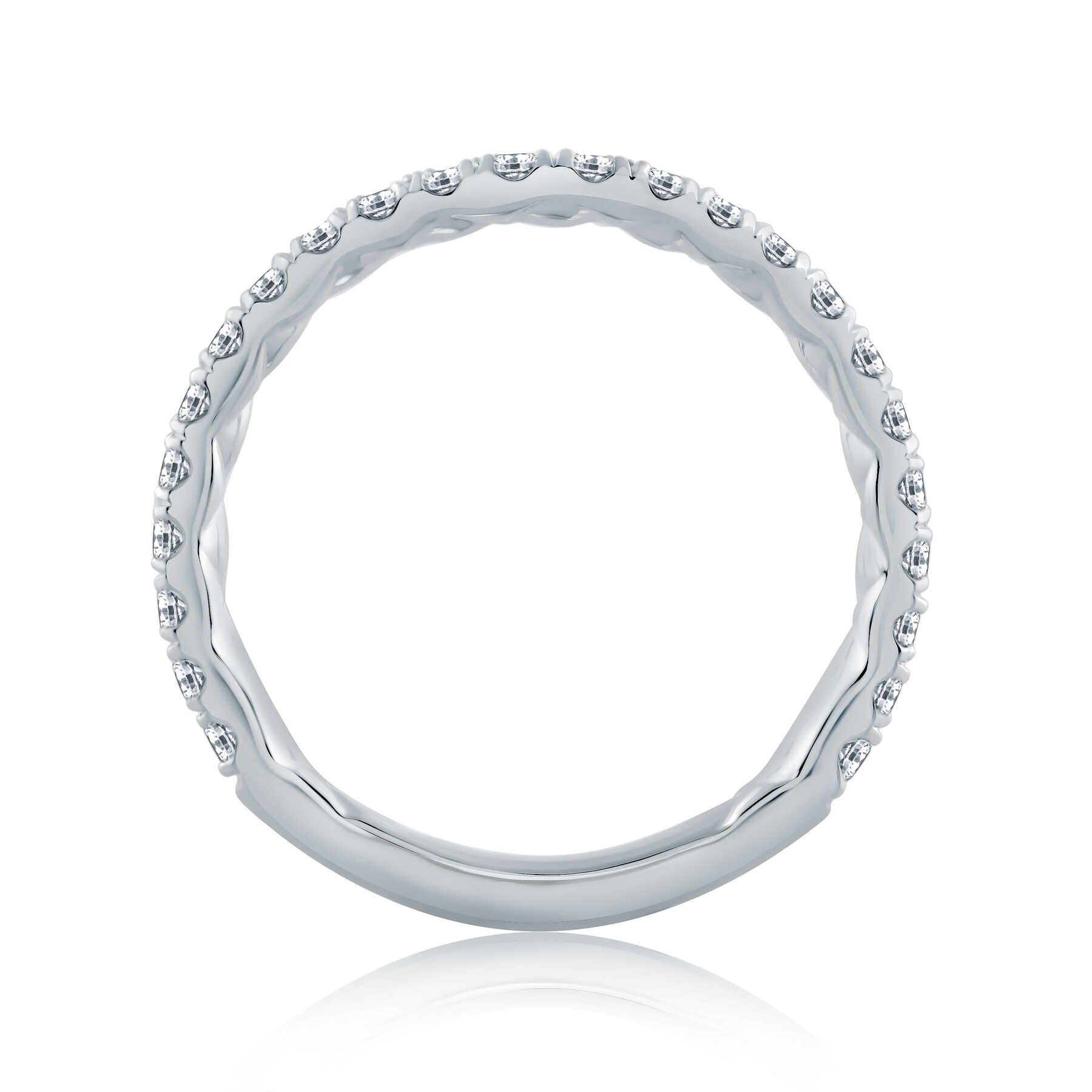 A. Jaffe Contour Diamond Wedding Band (0.43 Ct. Tw.)