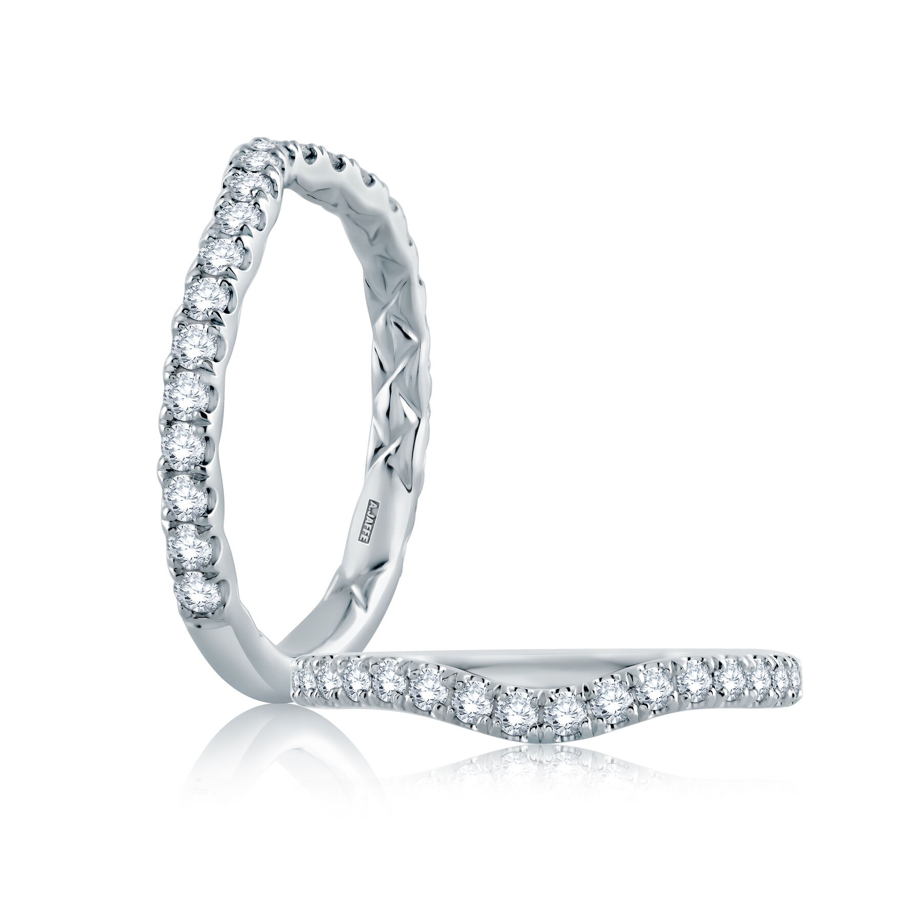 A. Jaffe Contour Diamond Wedding Band (0.43 Ct. Tw.)
