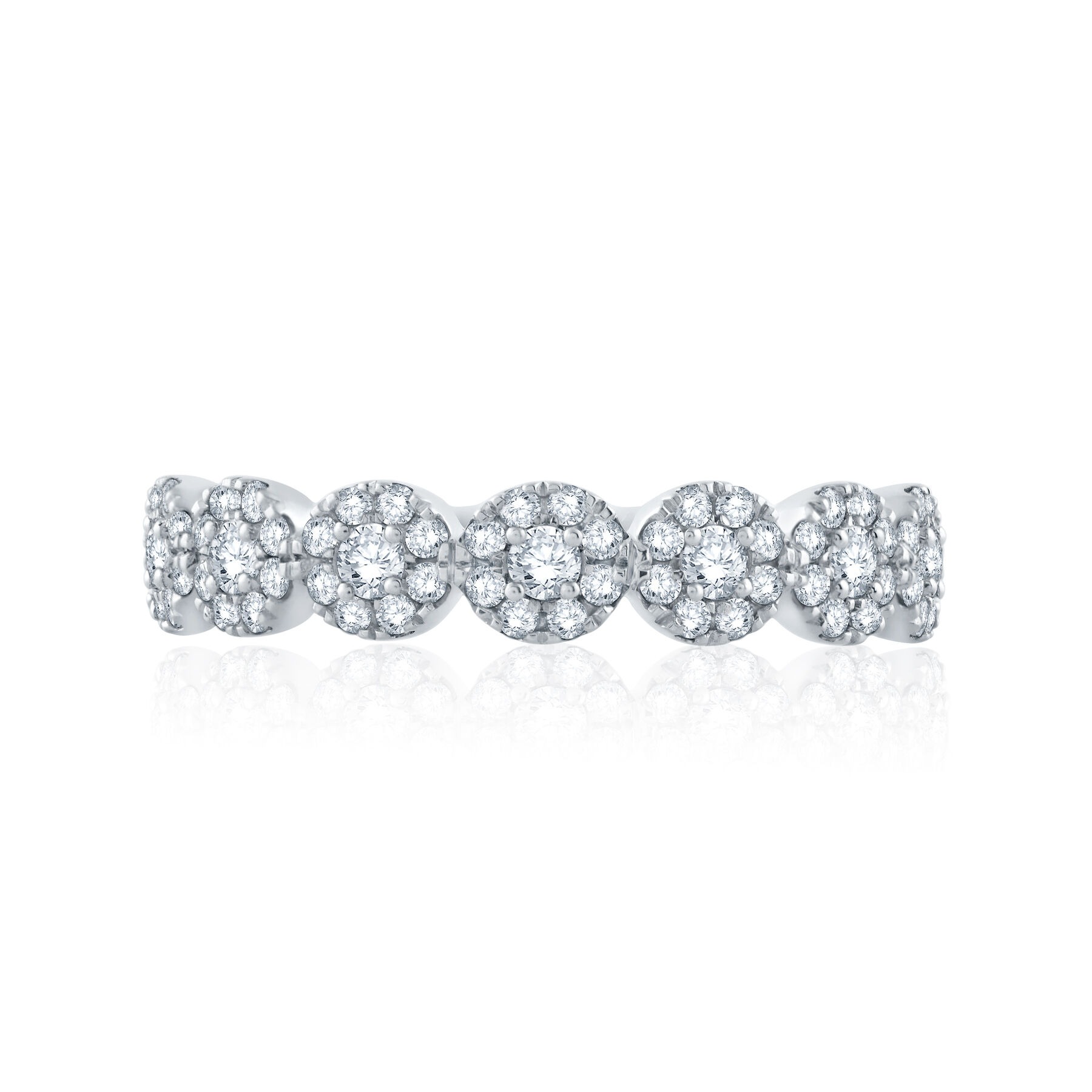 A Jaffe Half Anniversary Diamond Wedding Band (0.46 Ct. Tw.)