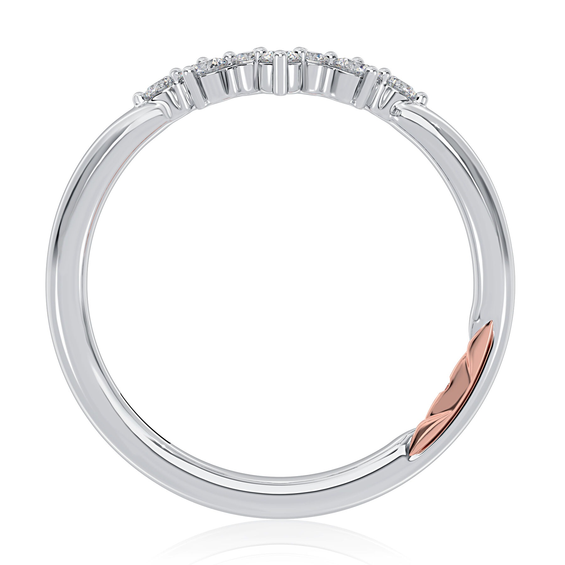 A Jaffe Contour Diamond Wedding Band (0.17 Ct. Tw.)