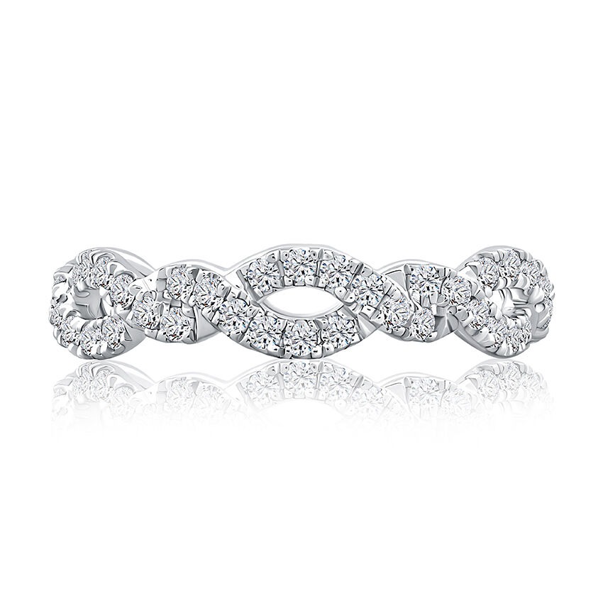 A Jaffe Twist Diamond Wedding Band (0.72 Ct. Tw.)