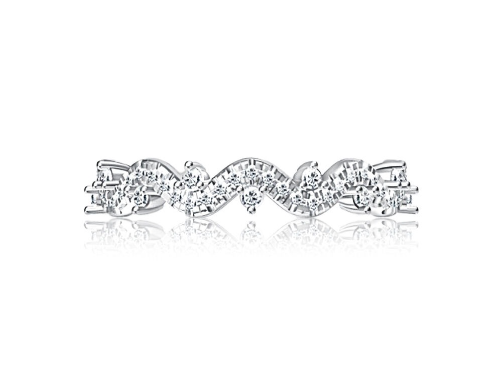 A Jaffe Diamond Wave Wedding Band (0.28 Ct. Tw.)