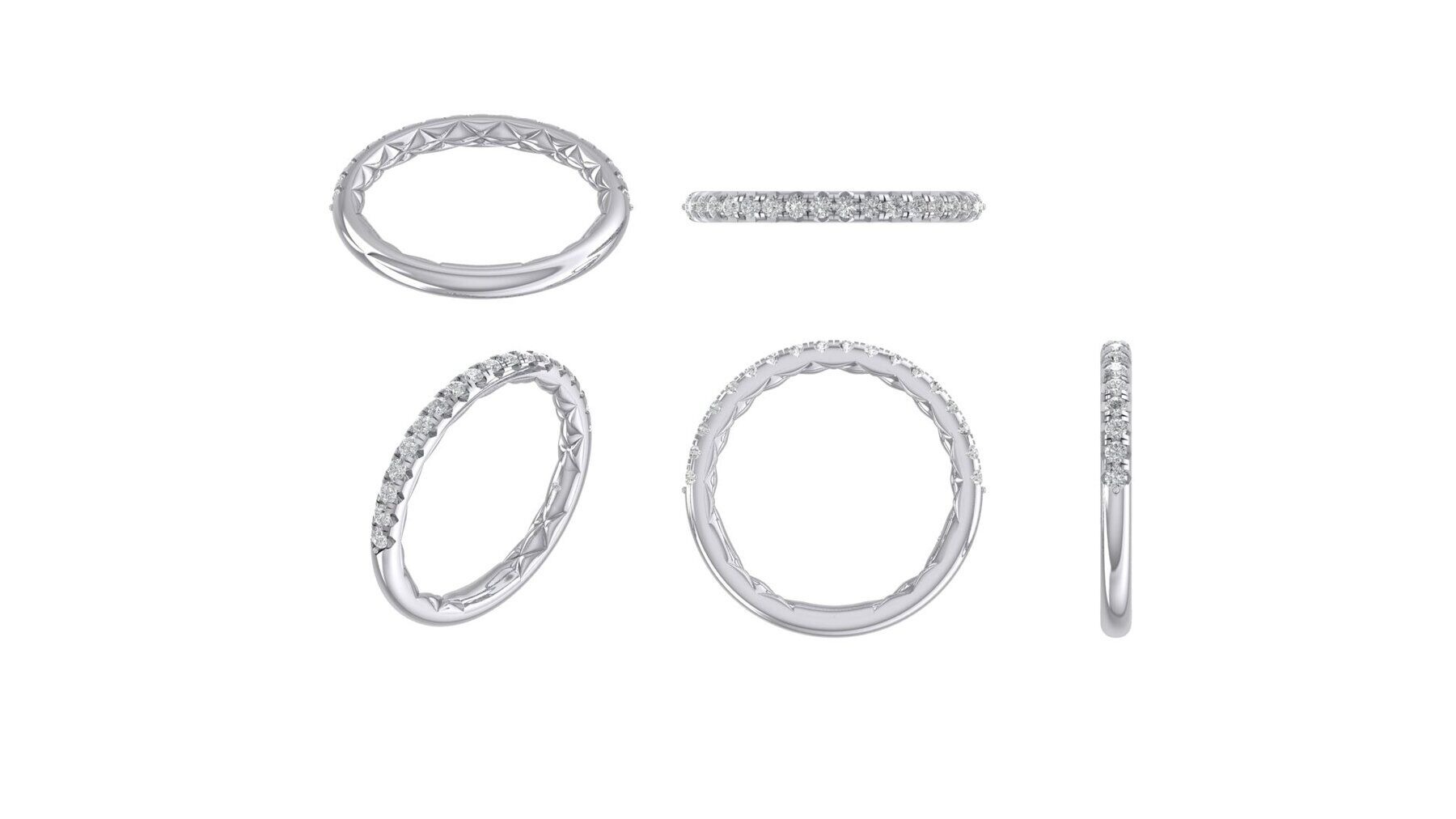 A Jaffe Diamond Wedding Band (0.32 Ct. Tw.)