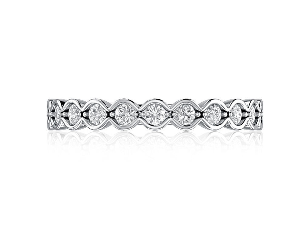 A Jaffe Scalloped Diamond Wedding Band (0.39 Ct. Tw.)
