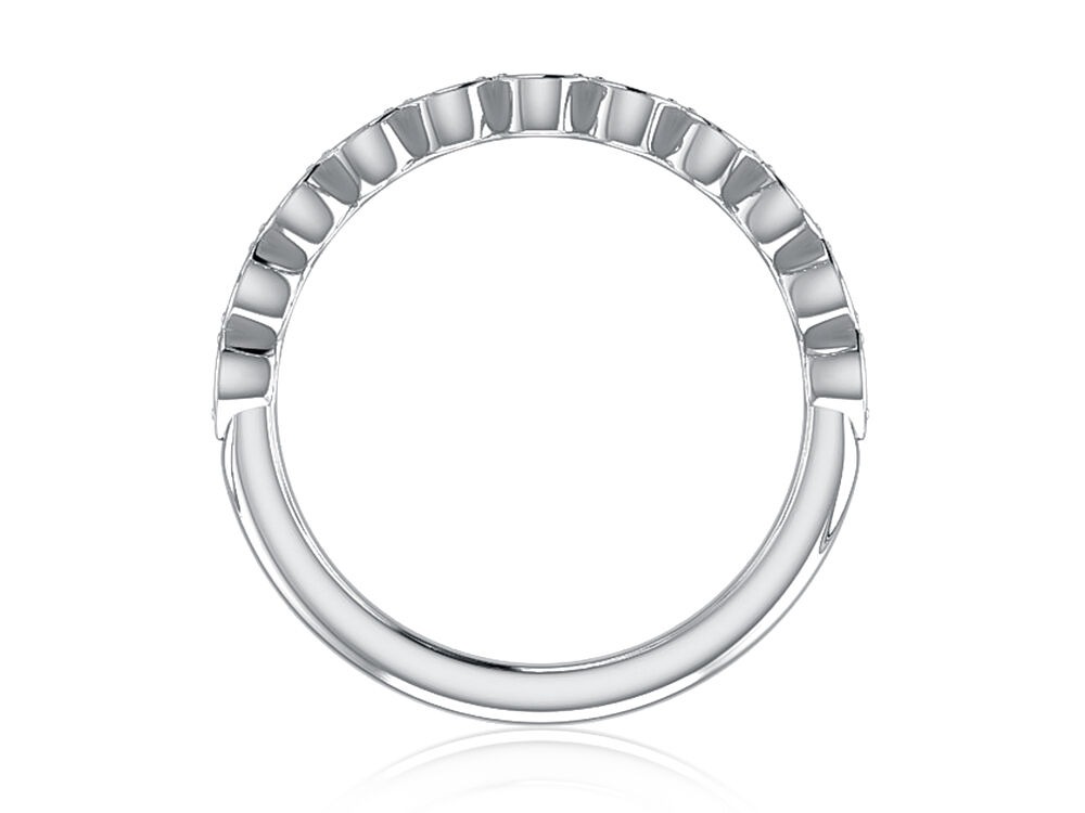A Jaffe Scalloped Diamond Wedding Band (0.39 Ct. Tw.)